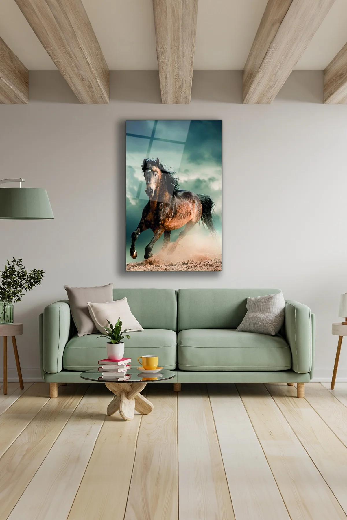 Dekoratif Duvar Tablosu Temperli Cam Tablo 110 X 70 Cm - BYCAGRİ Görsel 3