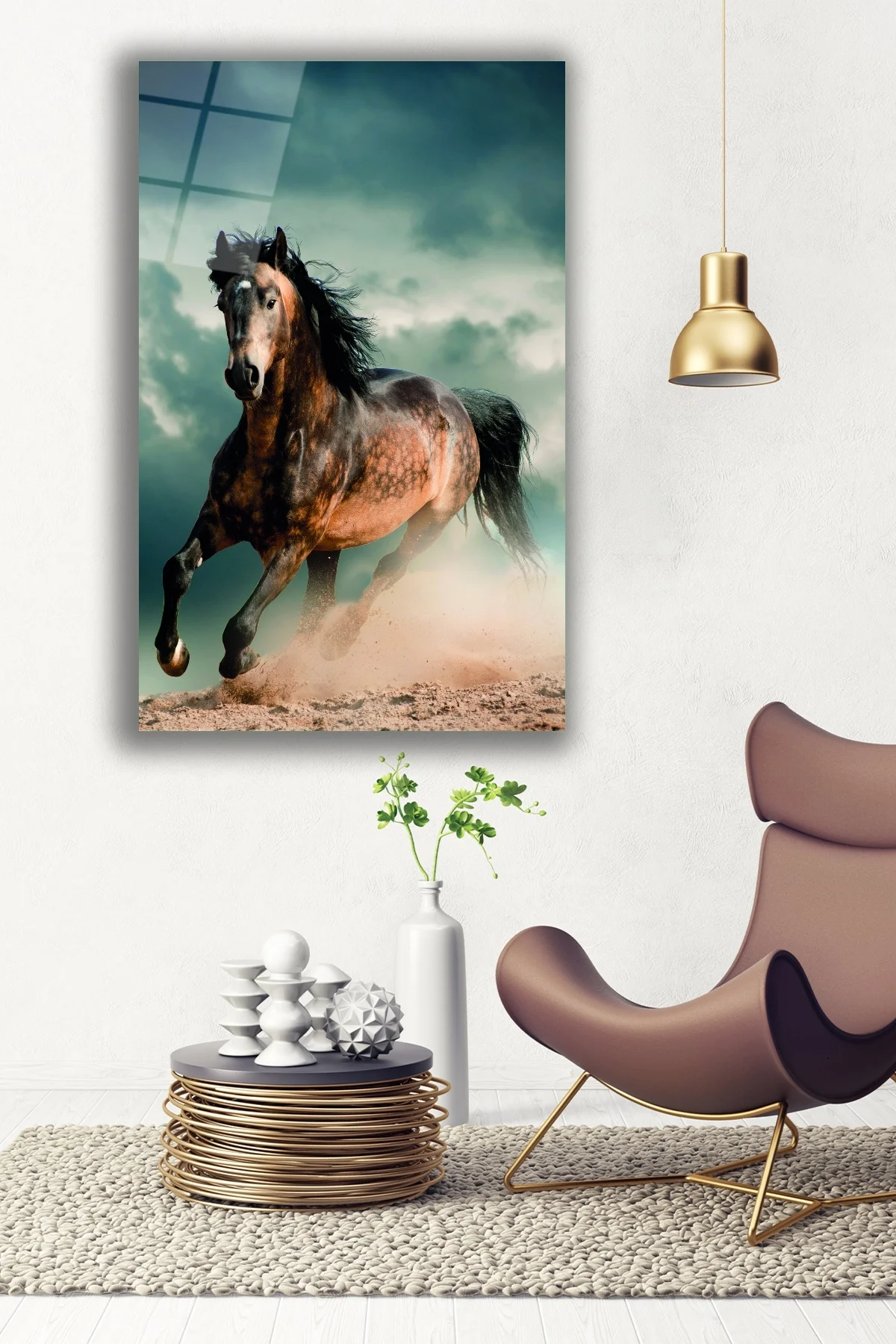 Dekoratif Duvar Tablosu Temperli Cam Tablo 110 X 70 Cm - BYCAGRİ Görsel 5