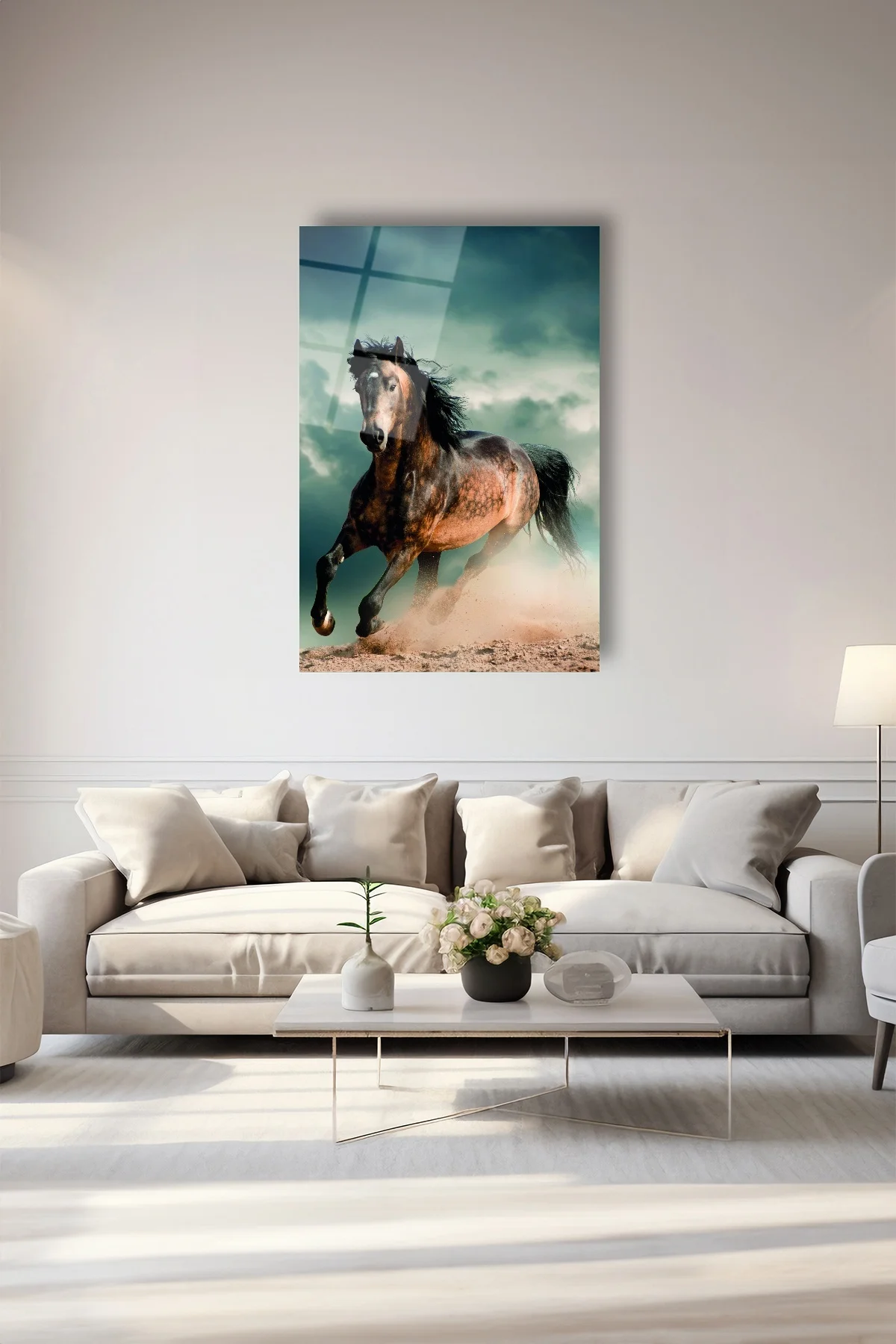 Dekoratif Duvar Tablosu Temperli Cam Tablo 110 X 70 Cm - BYCAGRİ Görsel 4