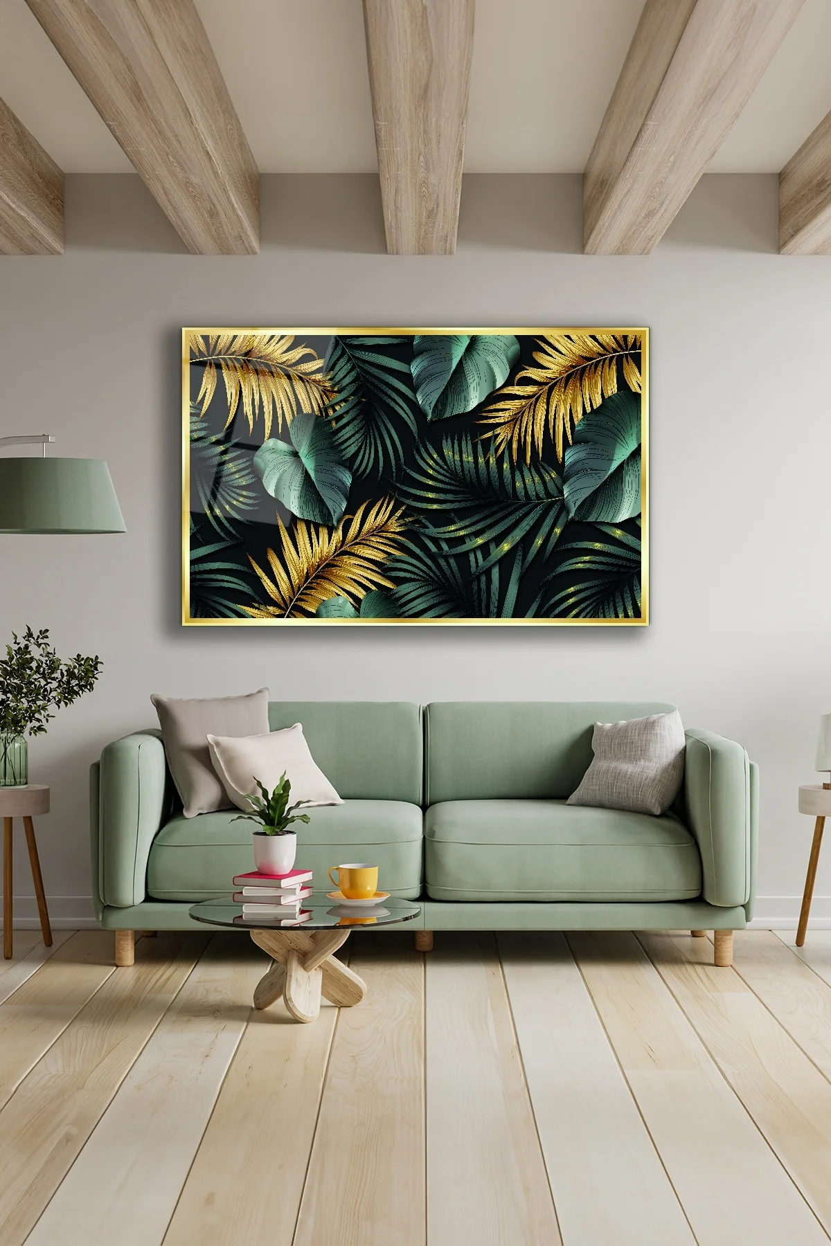 Dekoratif Duvar Tablosu Temperli Cam Tablo 72 X 46 Cm - BYCAGRİ Görsel 3