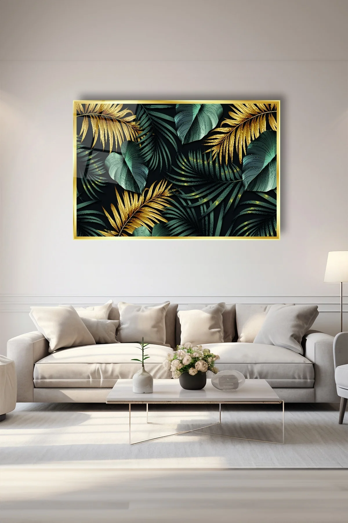 Dekoratif Duvar Tablosu Temperli Cam Tablo 72 X 46 Cm - BYCAGRİ Görsel 4