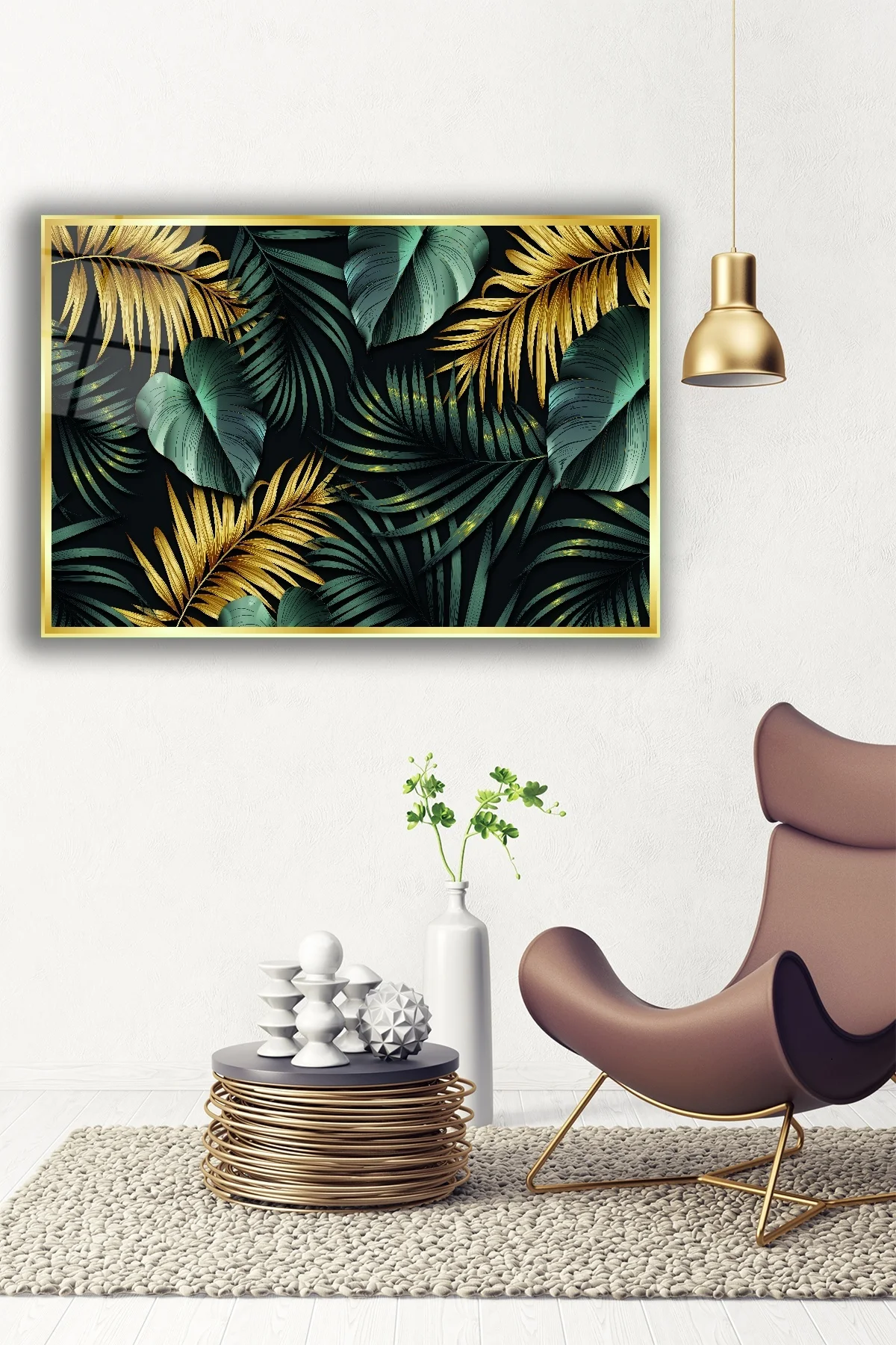 Dekoratif Duvar Tablosu Temperli Cam Tablo 72 X 46 Cm - BYCAGRİ Görsel 5