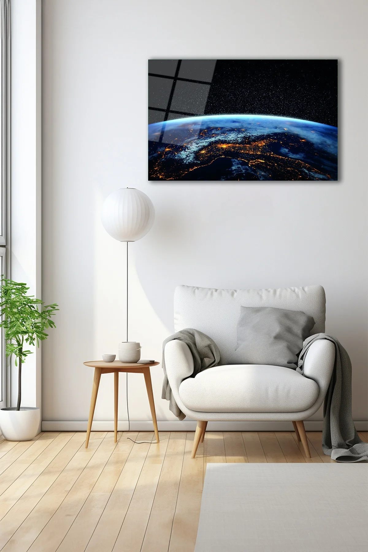 Dekoratif Duvar Tablosu Temperli Cam Tablo