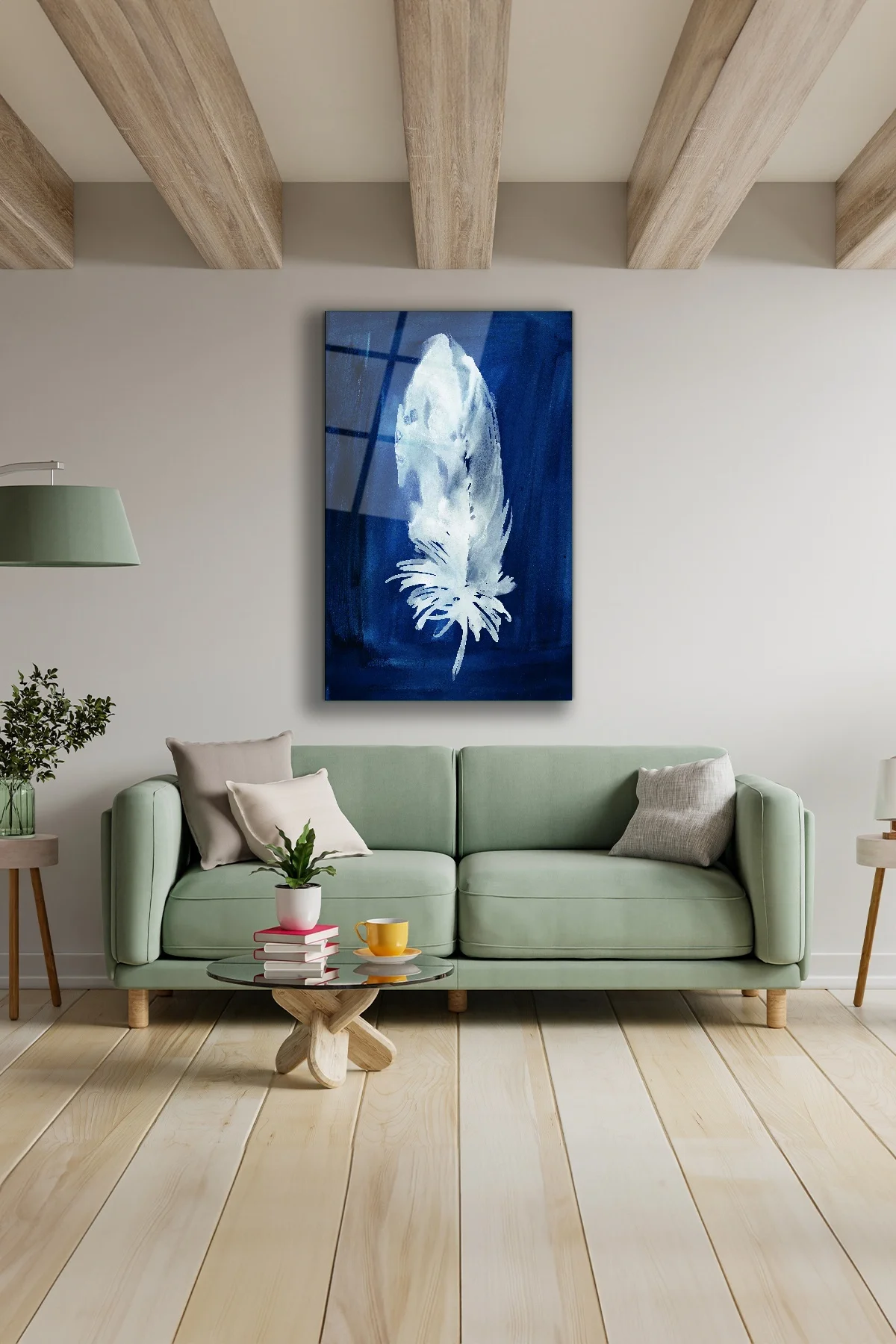 Dekoratif Duvar Tablosu Temperli Cam Tablo 36x23 cm - BYCAGRİ Görsel 3