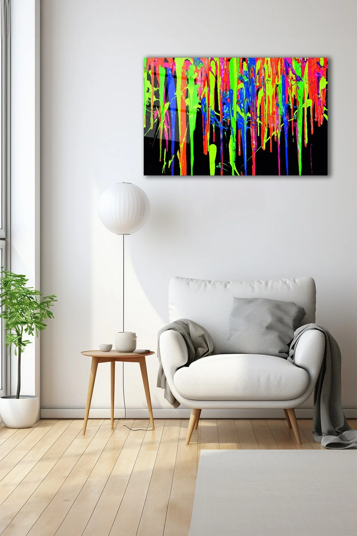 Dekoratif Duvar Tablosu Temperli Cam Tablo