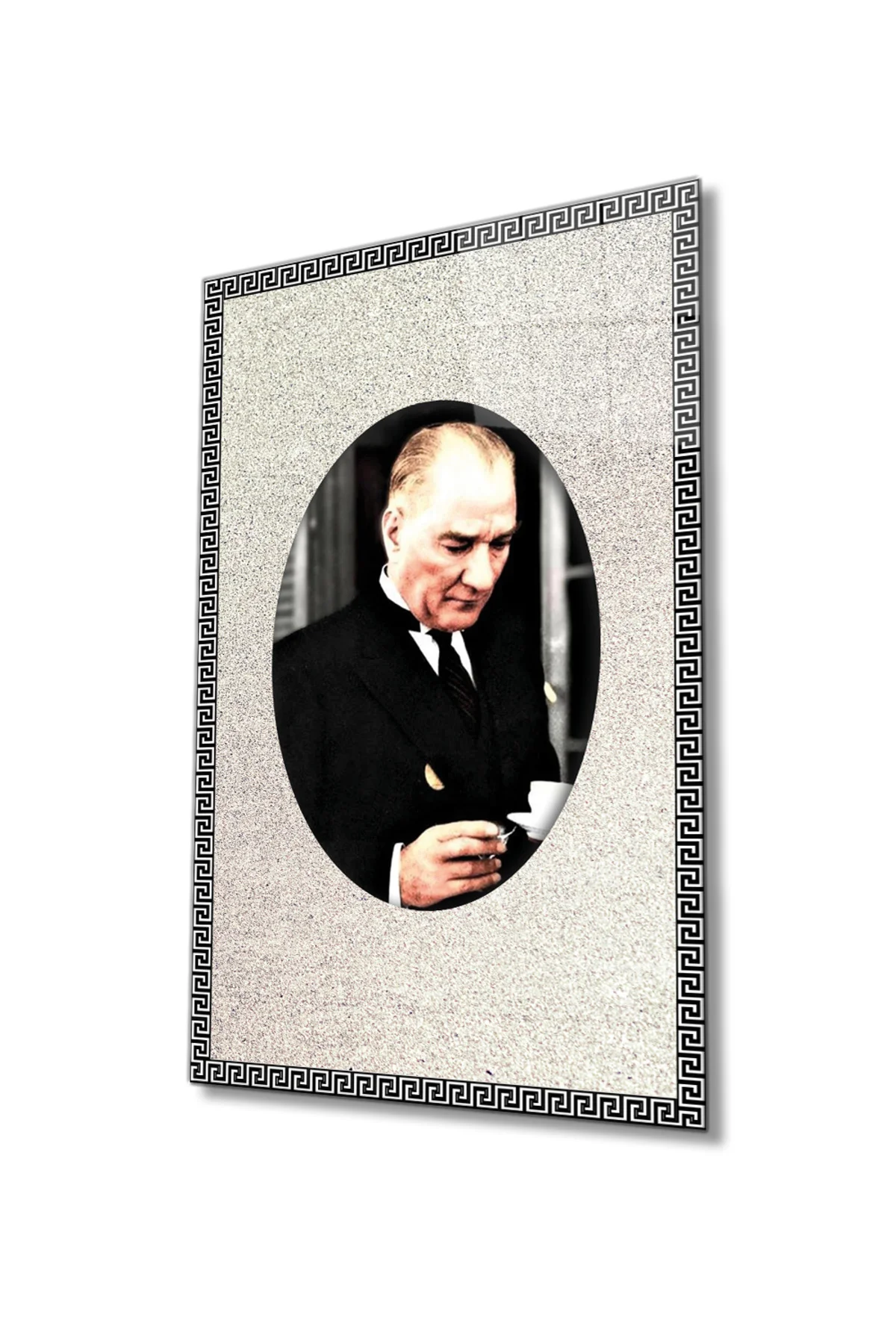 Atatürk Cam Tablo 4 mm Dayanıklı Temperli Cam
