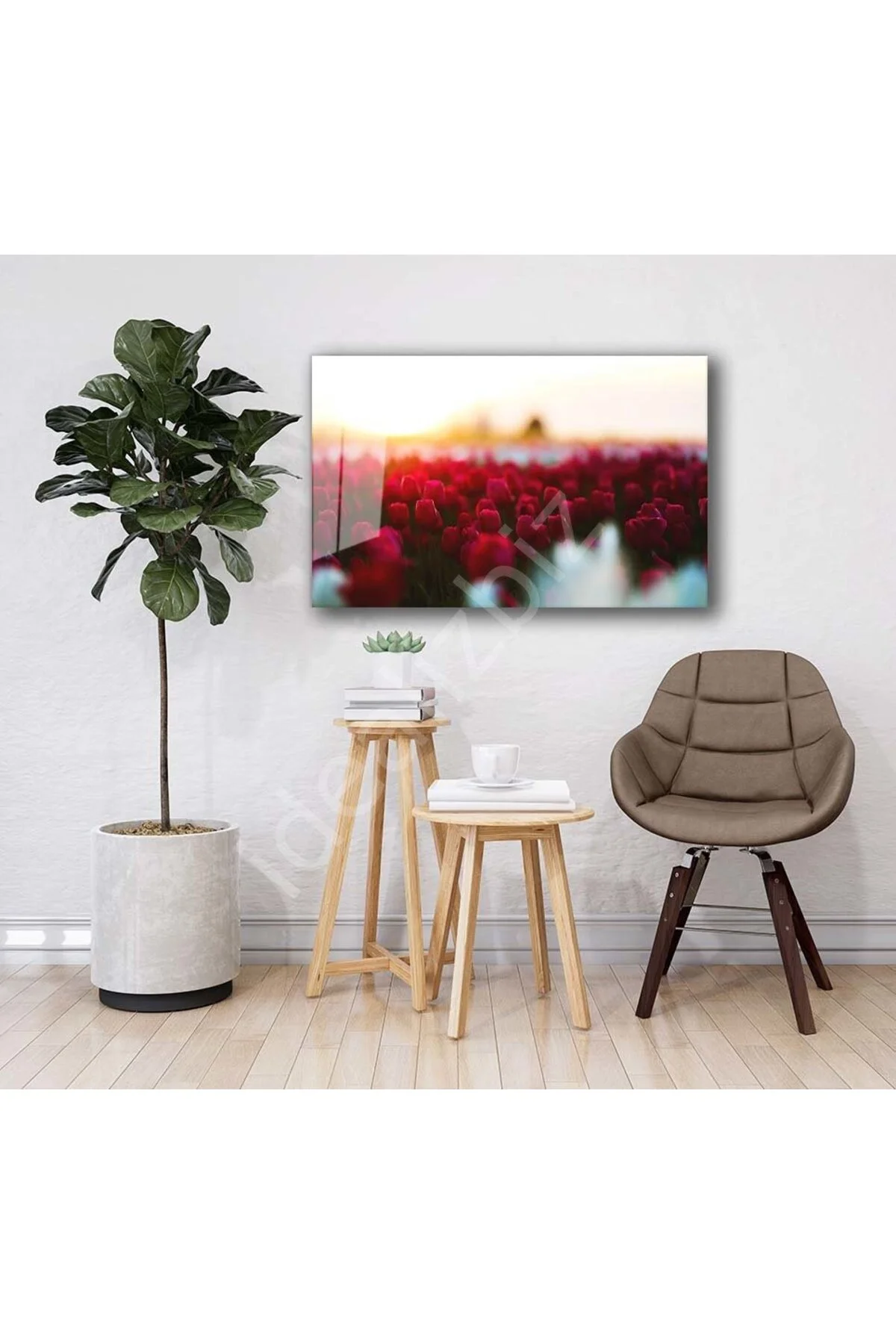 Doğa Manzara Cam Tablo 4mm Dayanıklı Temperli Cam - Atomex Görsel 2