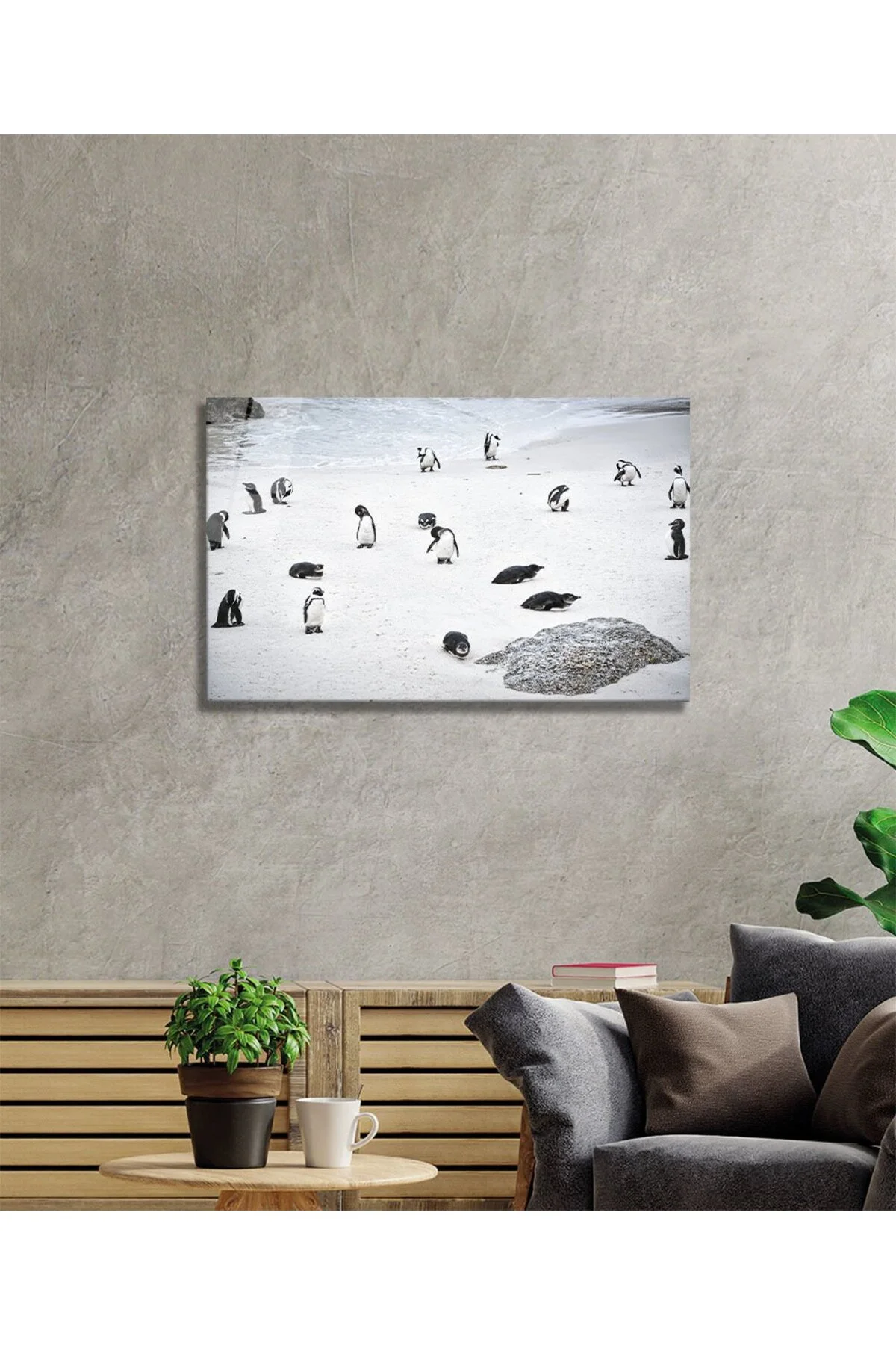 Penguen Cam Tablo - Tubustore Görsel 2