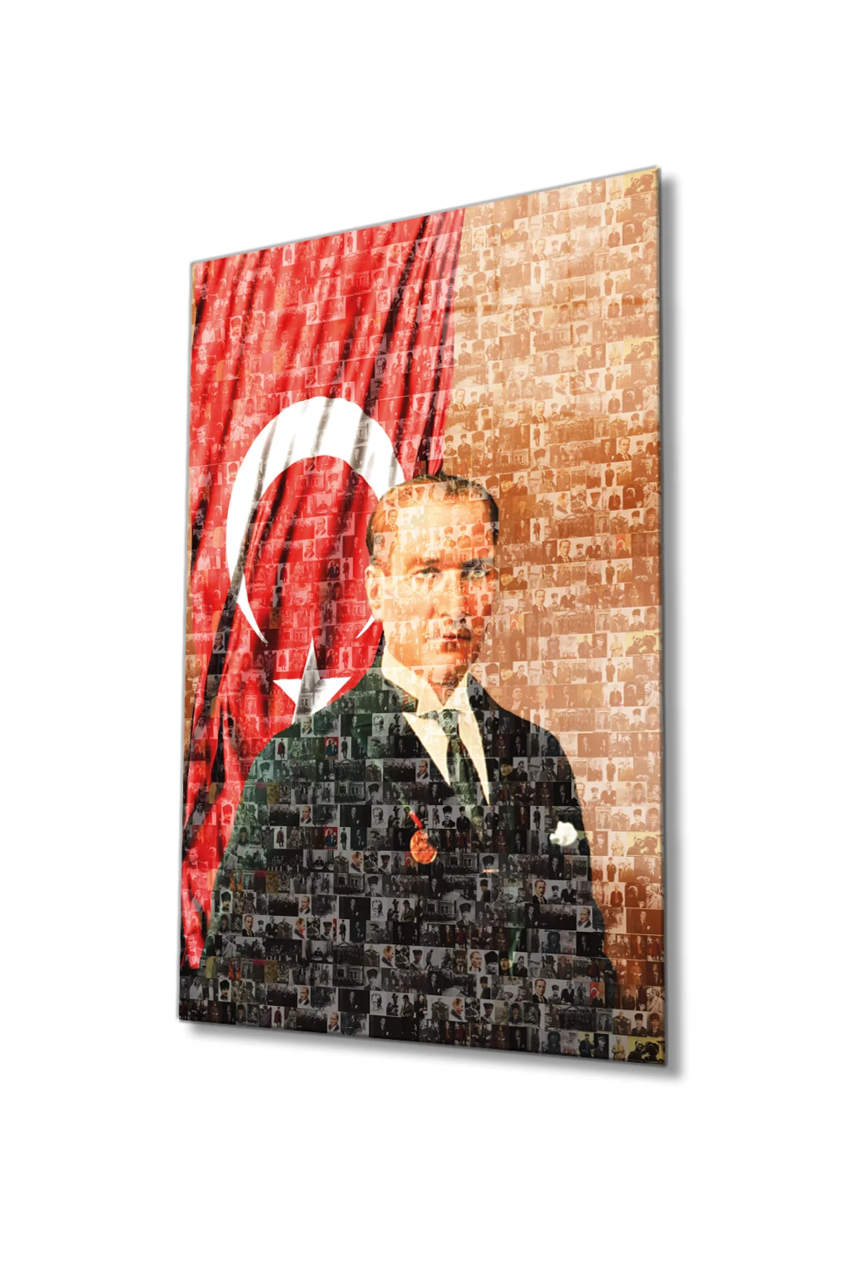 Atatürk Cam Tablo 4 Mm Dayanıklı Temperli Cam