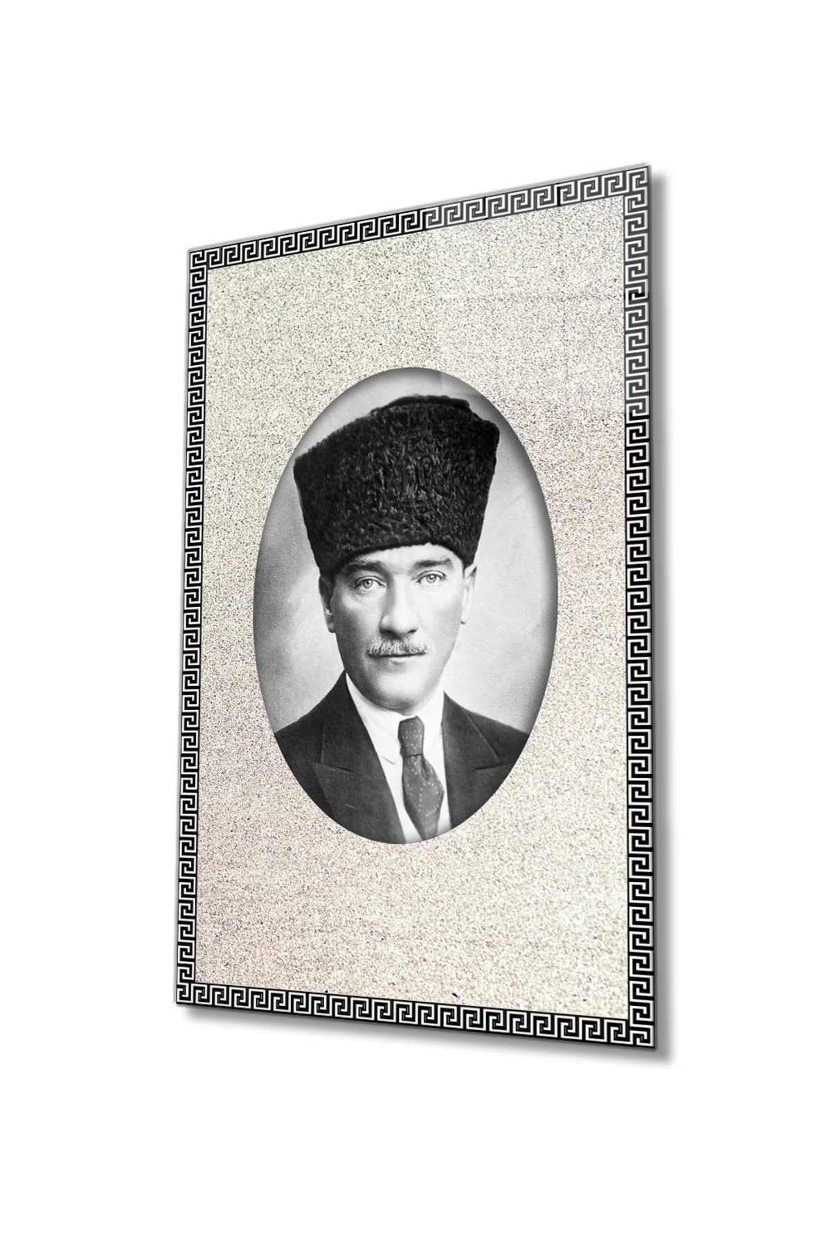 Atatürk Cam Tablo 4 mm Dayanıklı Temperli Cam