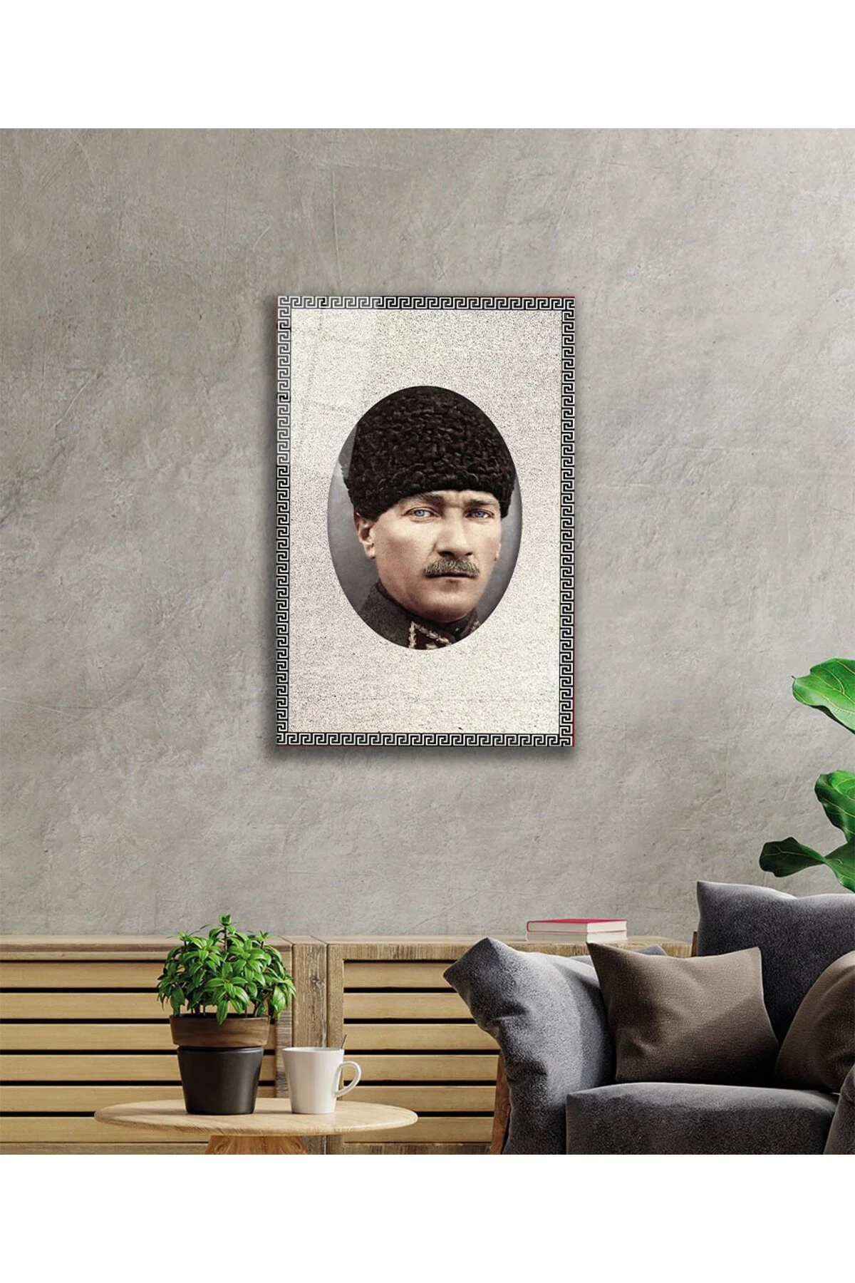 Atatürk Cam Tablo 4 Mm Dayanıklı Temperli Cam - BYCAGRİ Görsel 2