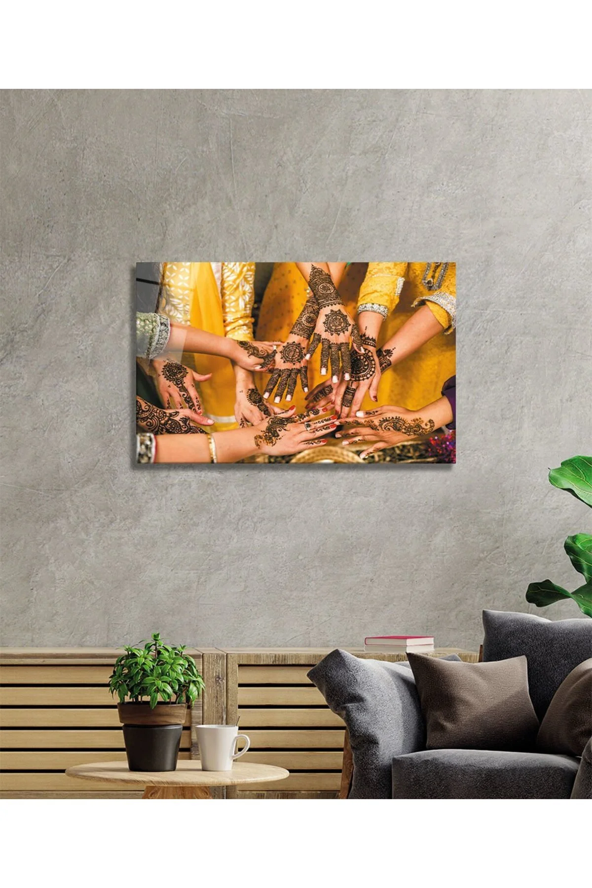 Dünya Haritası 7 Cam Tablo - bestdecor Görsel 2