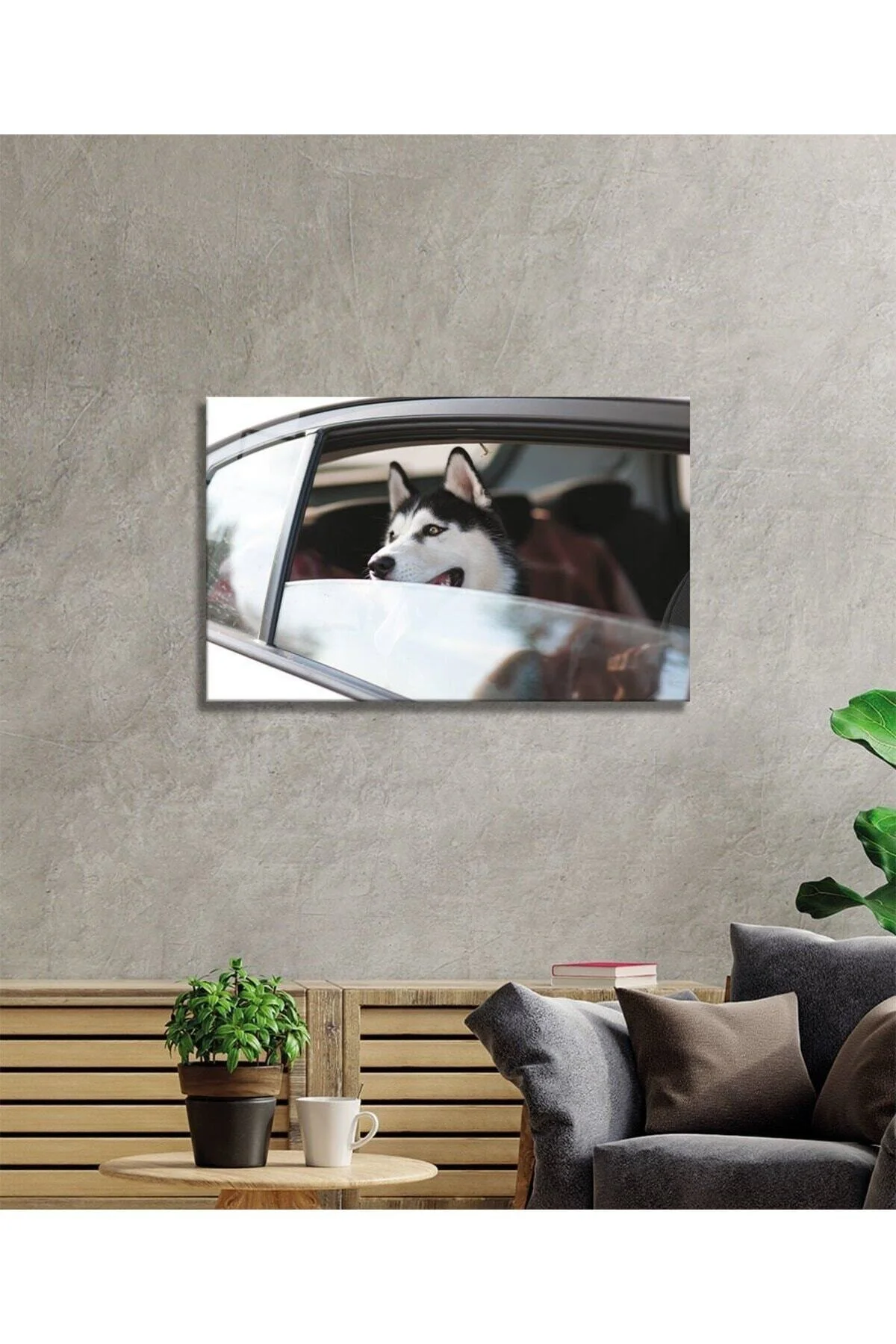 Köpek 4 Cam Tablo - TRYNMAKE Görsel 2