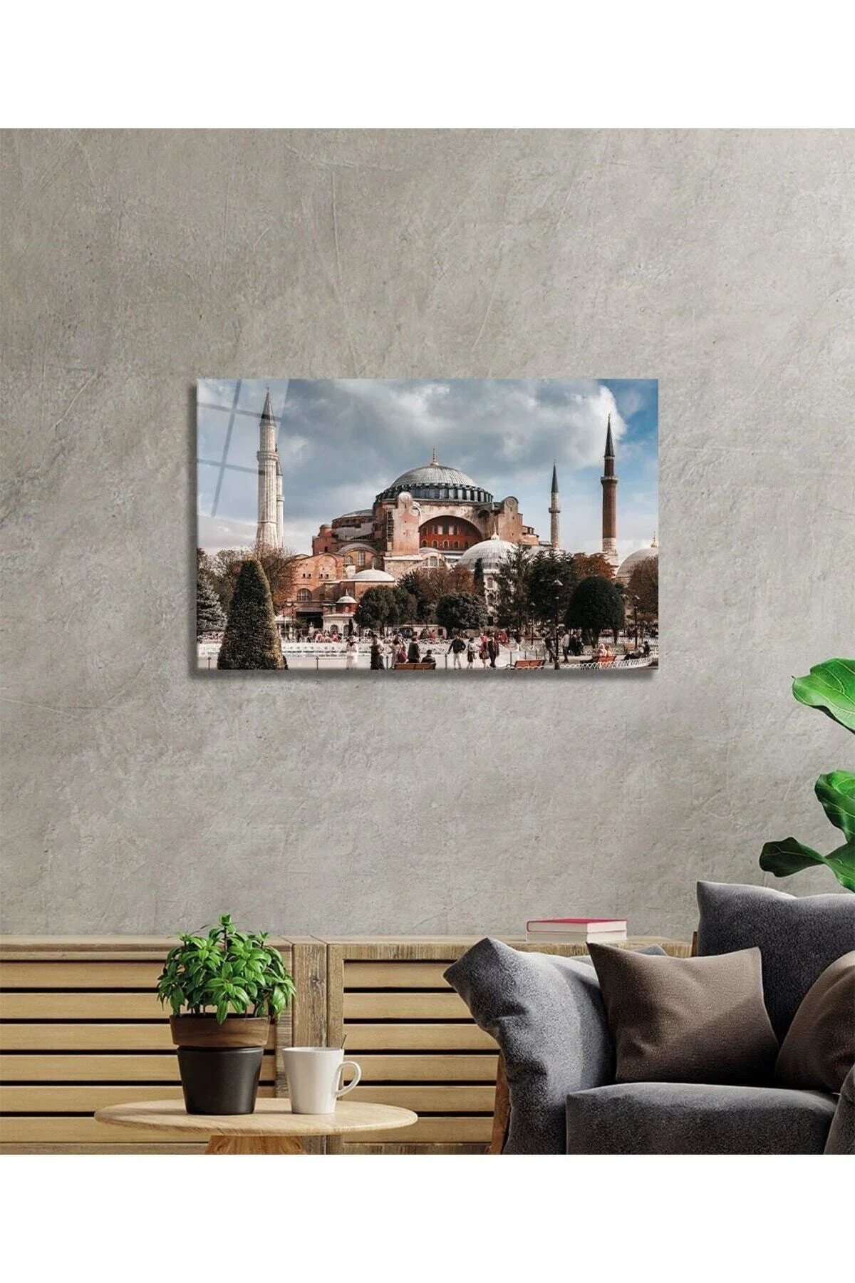 KY Özel Ayasofya Cami Cam Tablo - RİMA HOME Görsel 2