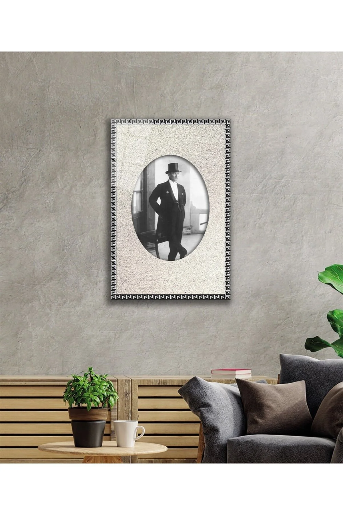 Atatürk Cam Tablo 4 mm Dayanıklı Temperli Cam - RİMA HOME Görsel 2