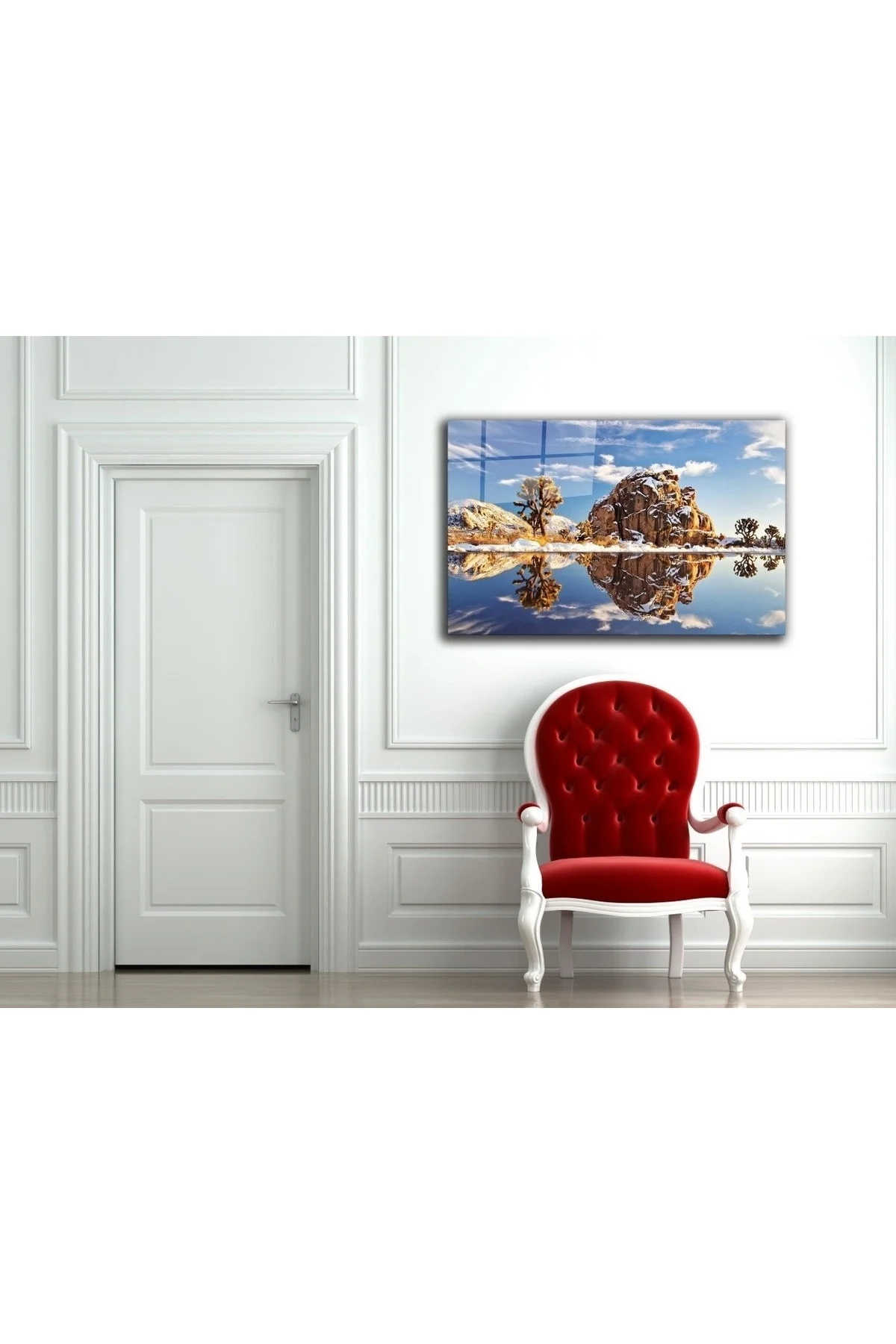 Doğa Manzara Cam Tablo 4mm Dayanıklı Temperli Cam - walltag Görsel 2
