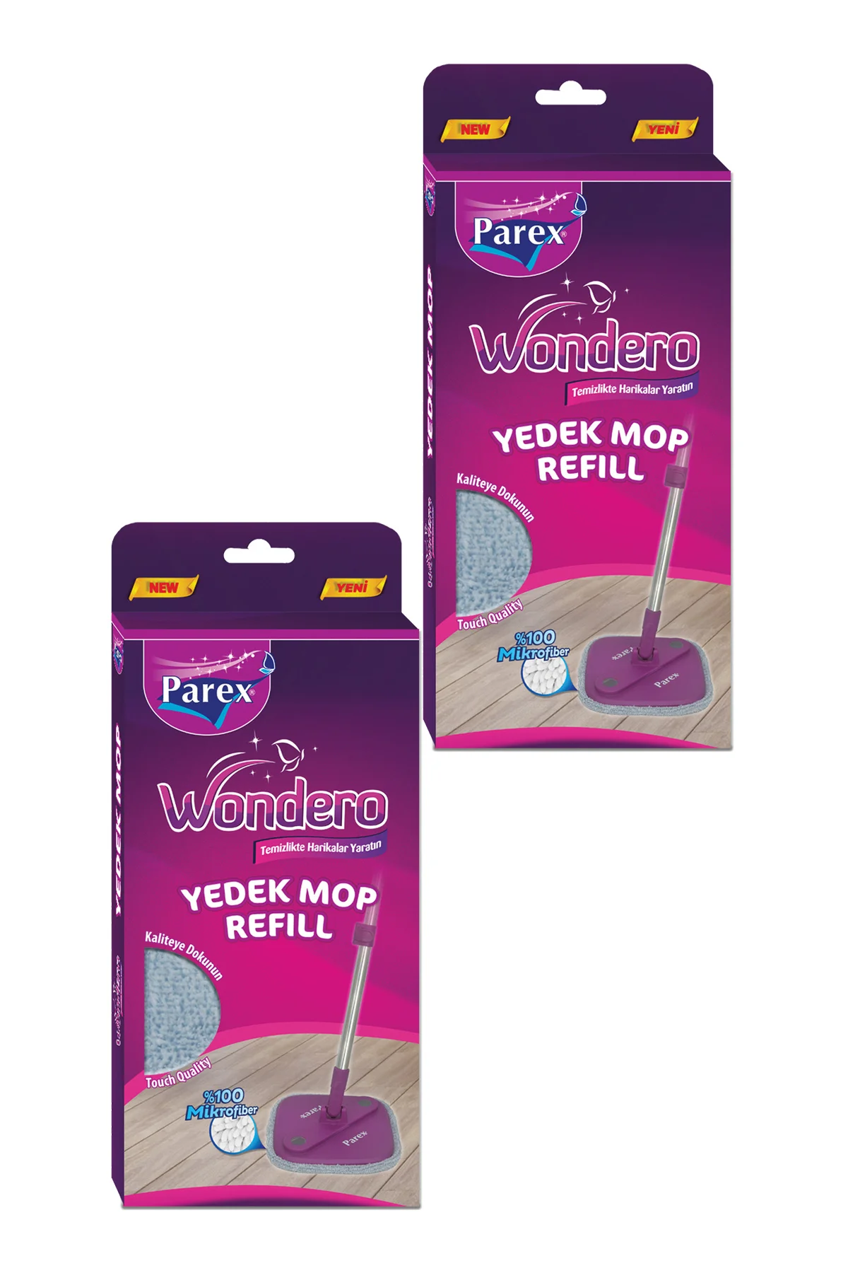 Wondero Yedek Paspas 2'li Mop - Parex Görsel 2
