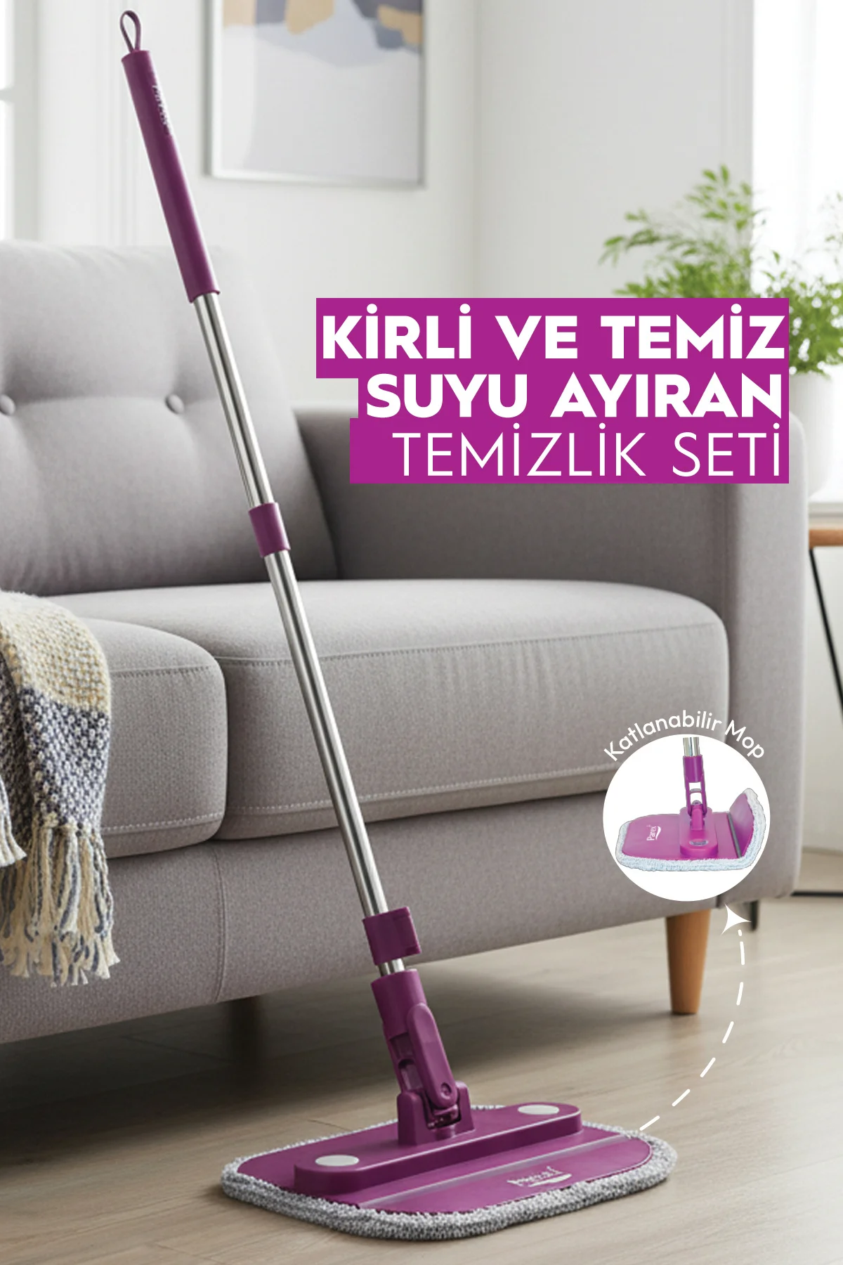 Wondero Temiz Su ile Kirli Suyu Ayıran Otomatik Temizlik Seti - Parex Görsel 7