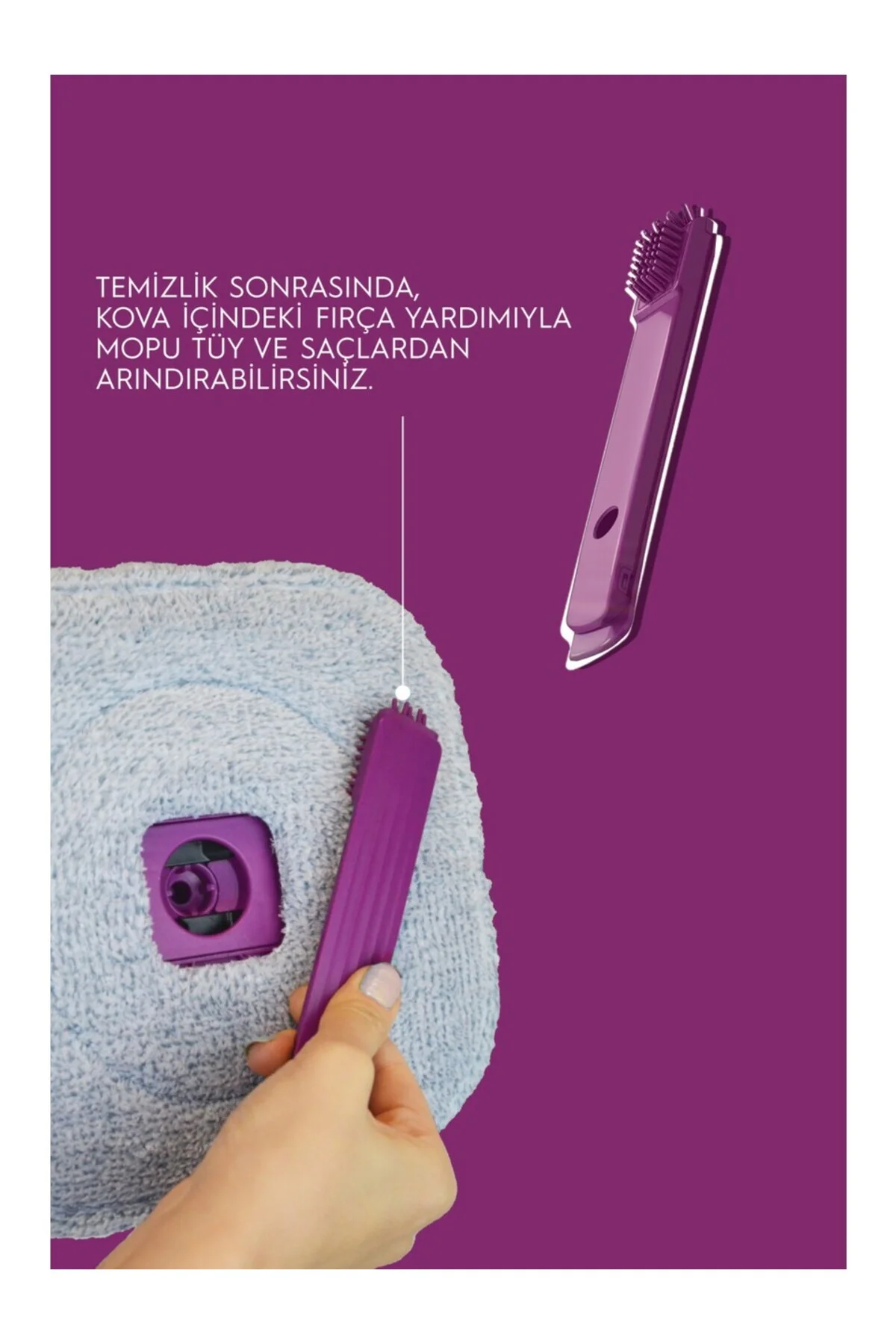 Yeni Wondero Otomatik Temizlik Seti - 4 Adet Yedek Mop - Parex Görsel 5