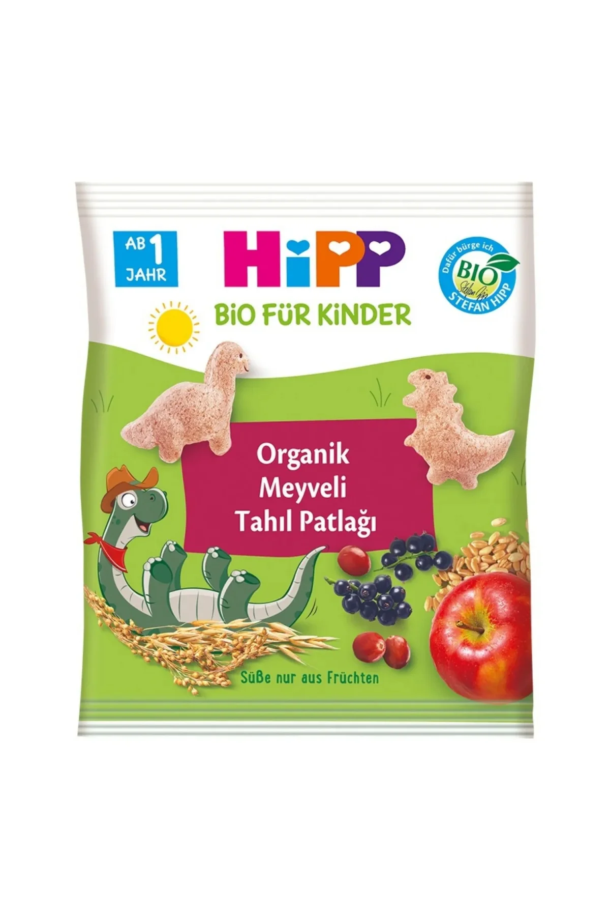 Organik Meyveli Tahıl Patlağı 30 Gr