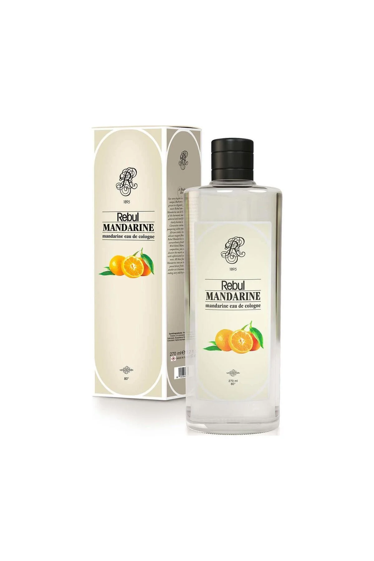 Kolonya Cam Şişe 250 Cc Mandarine Mandarine - Rebul Görsel 3