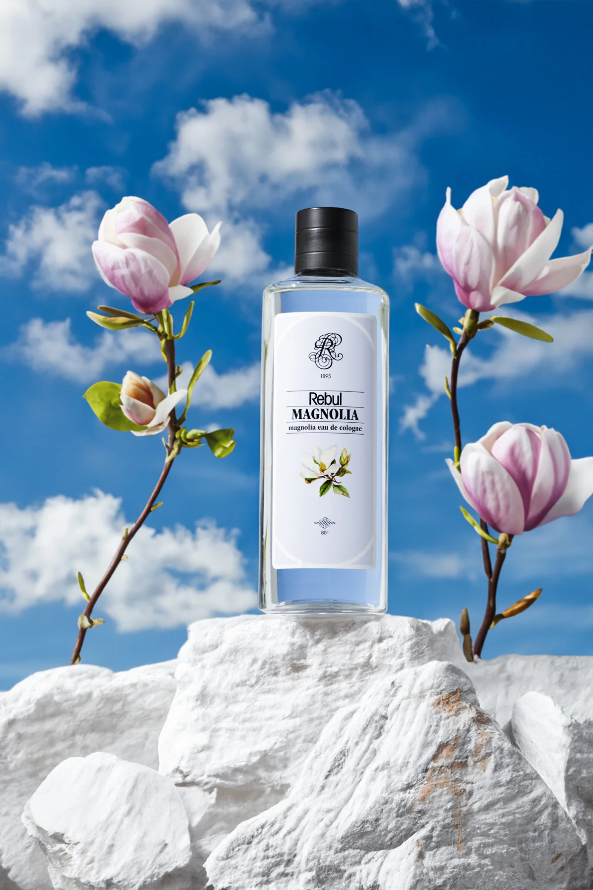 250ML Magnolıa Kolonya Cam şişe - Rebul Görsel 2