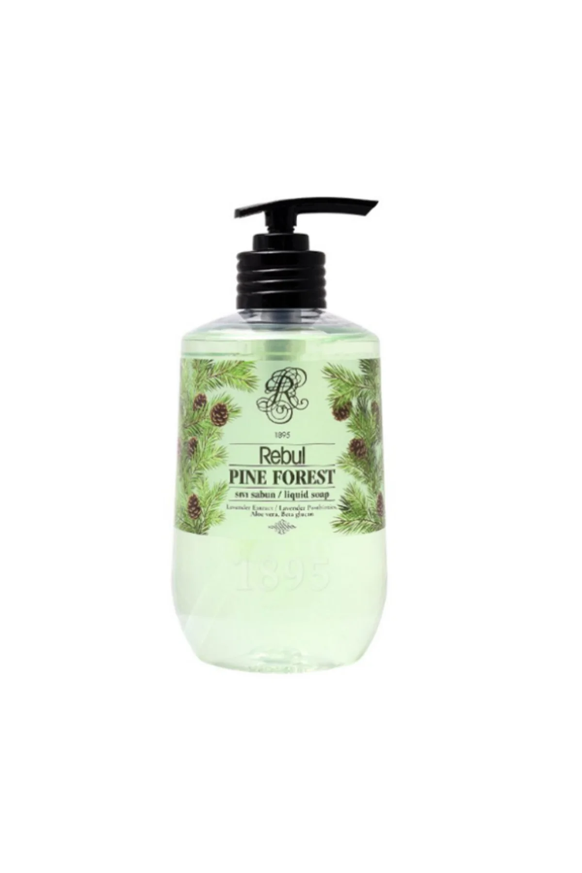 Pine Forest 6’lı Set: 3x250ml Cam Şişeli Kolonya, 500ml Duş Jeli, 500ml Sıvı Sabun, 125ml Sprey Pet - Rebul Görsel 5