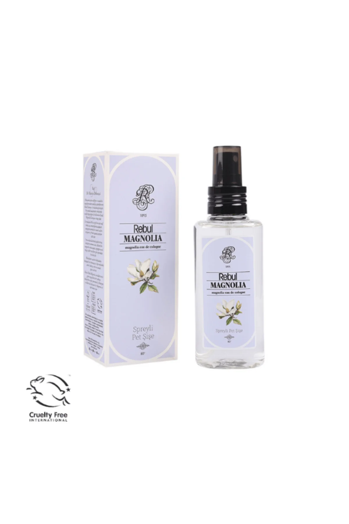 Magnolia 6’lı Set: 3x250ml Cam Şişeli Kolonya, 500ml Duş Jeli, 500ml Sıvı Sabun, 125ml Sprey Pet - Rebul Görsel 6