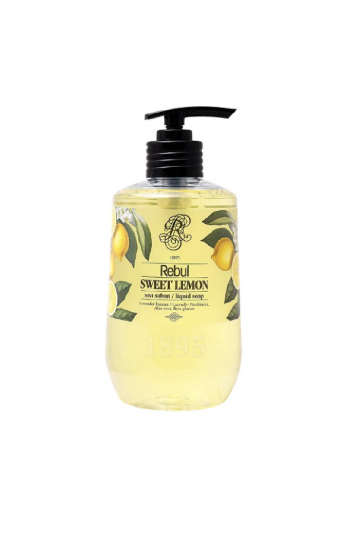Sweet Lemon 6’lı Set: 3x250ml Cam Şişeli Kolonya, 500ml Duş Jeli, 500ml Sıvı Sabun, 125ml Sprey Pet - Rebul Görsel 5