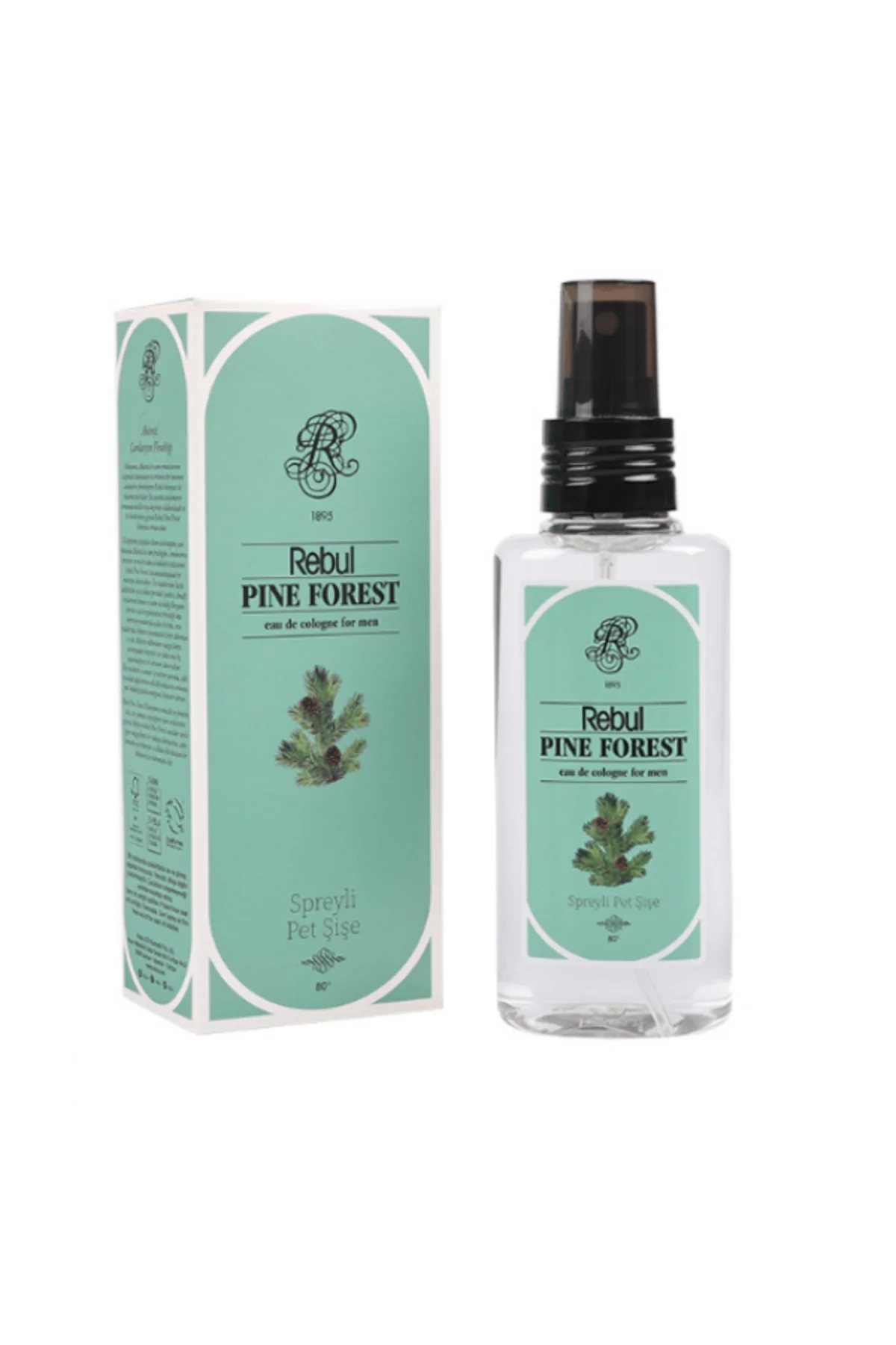 Pine Forest - Çam Ormanı Edc 125ml Sprey Pet Şişeli Kolonya 12 Adet (1 Koli) - Rebul Görsel 3