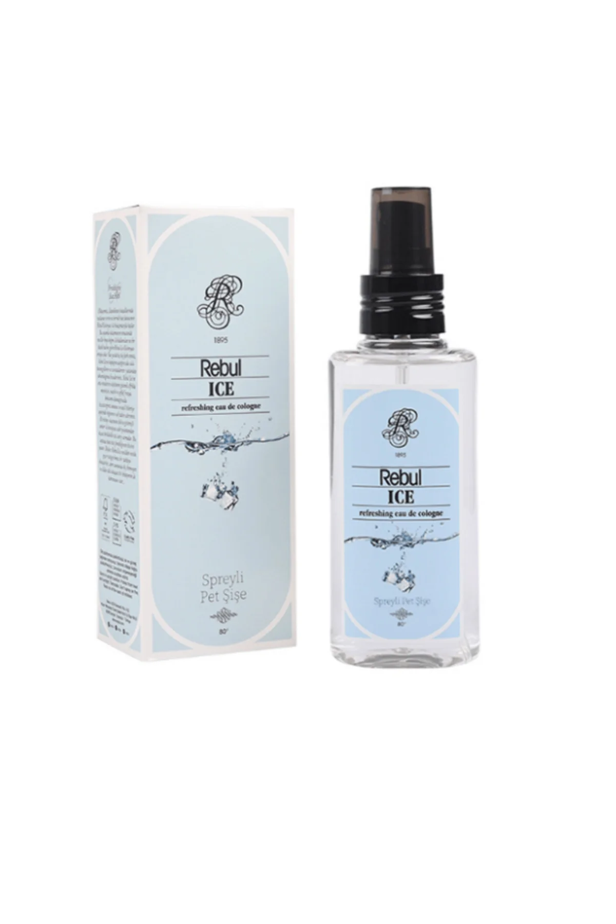 ICE Edc 125ml Sprey Pet Şişeli Kolonya 12 Adet (1 Koli) - Rebul Görsel 3
