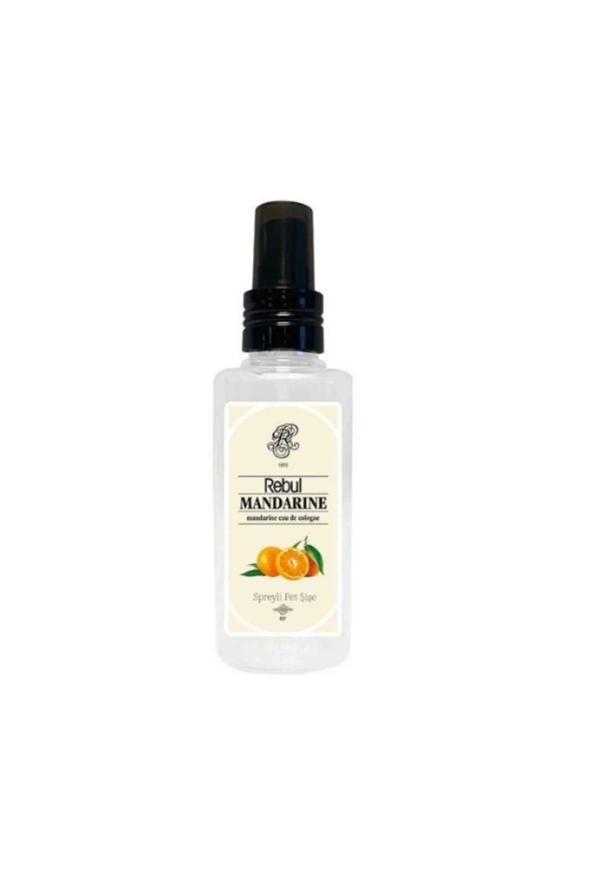 Mandarine (Mandalina) Edc Kolonya 250ml Cam Şişeli, 125ml - 50ml Pet Sprey Şişeli 3'lü Set (9 ürün) - Rebul Görsel 3