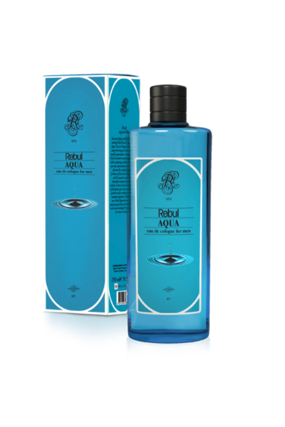 Aqua Edc 250ml Cam Şişeli Kolonya 12 Adet (1 Koli) - Rebul Görsel 3
