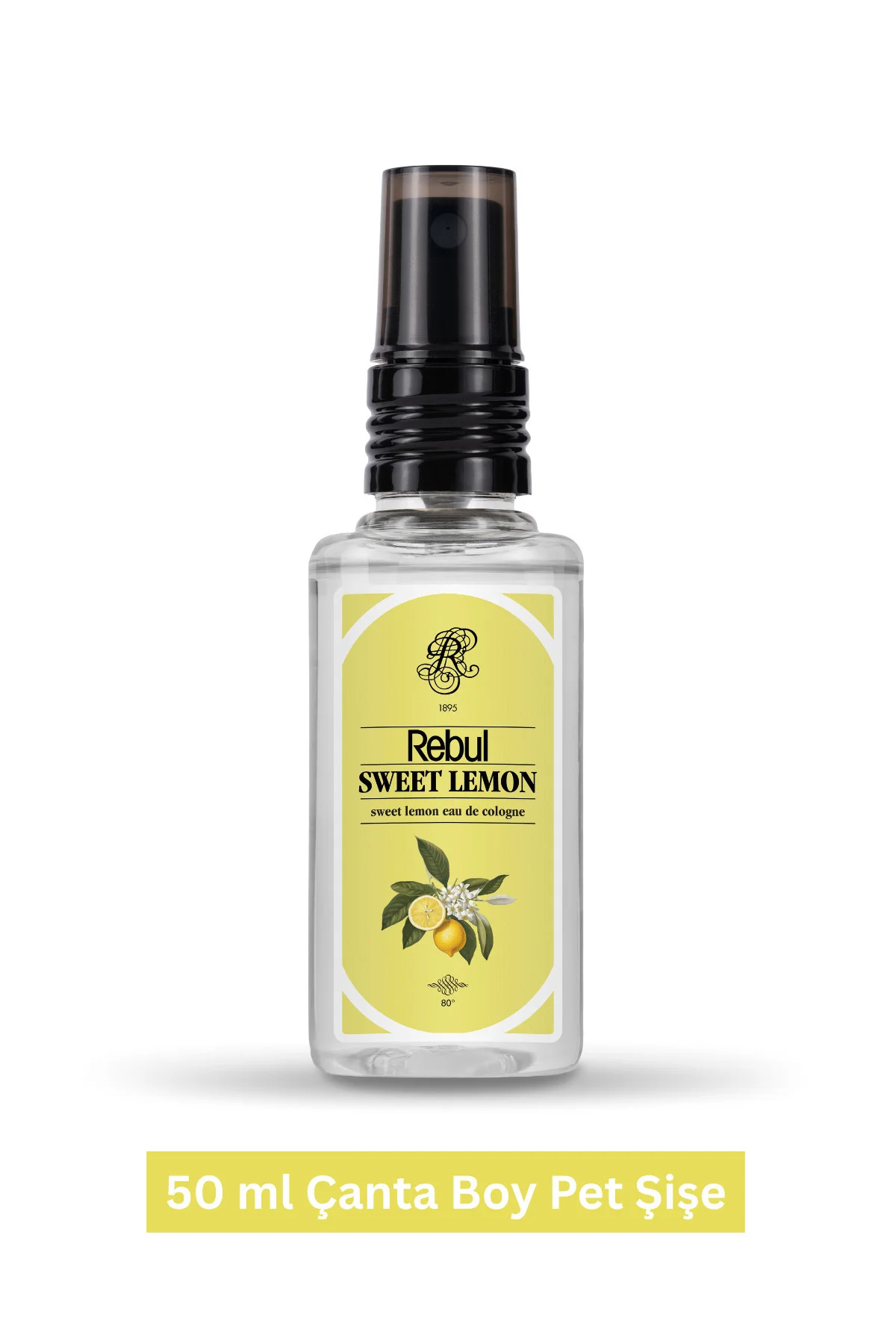 SWEET LEMON Edc 50 ml Sprey Pet Şişe Kolonya Tatlı Limon Kolonyası
