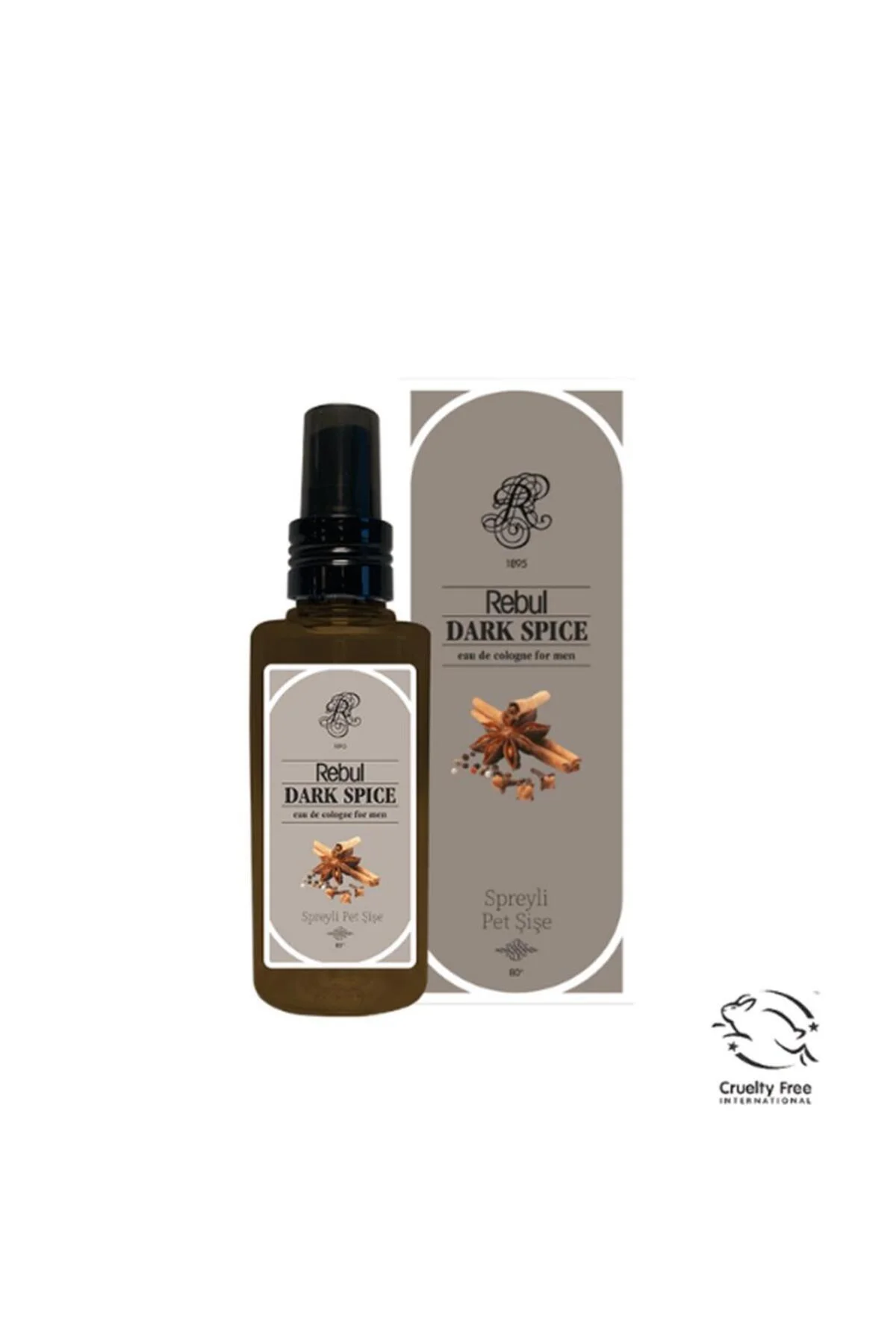 Dark Spice125 ml Pet Spreyli Kolonya - Rebul Görsel 2