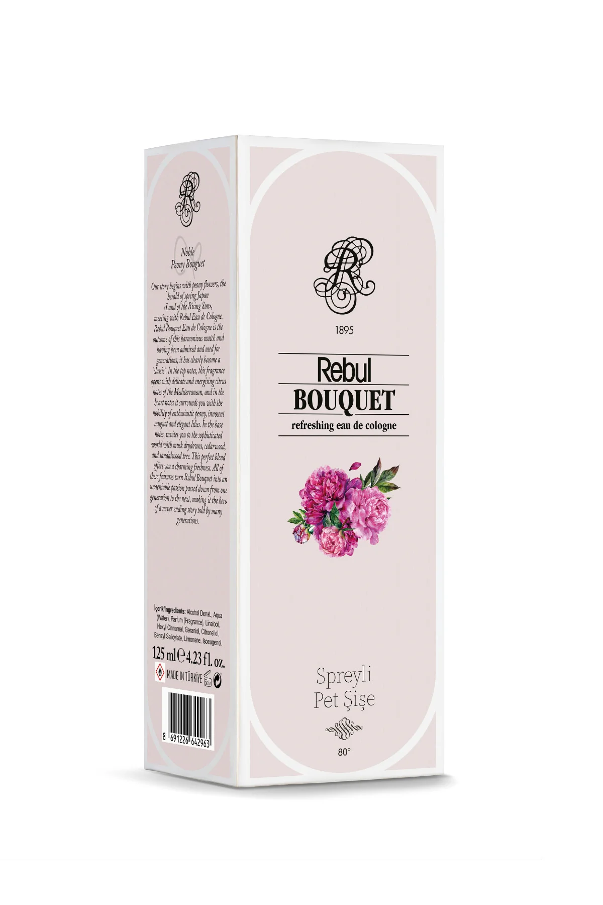 125ml Bouquet Spreyli Kolonya Pet - Rebul Görsel 2