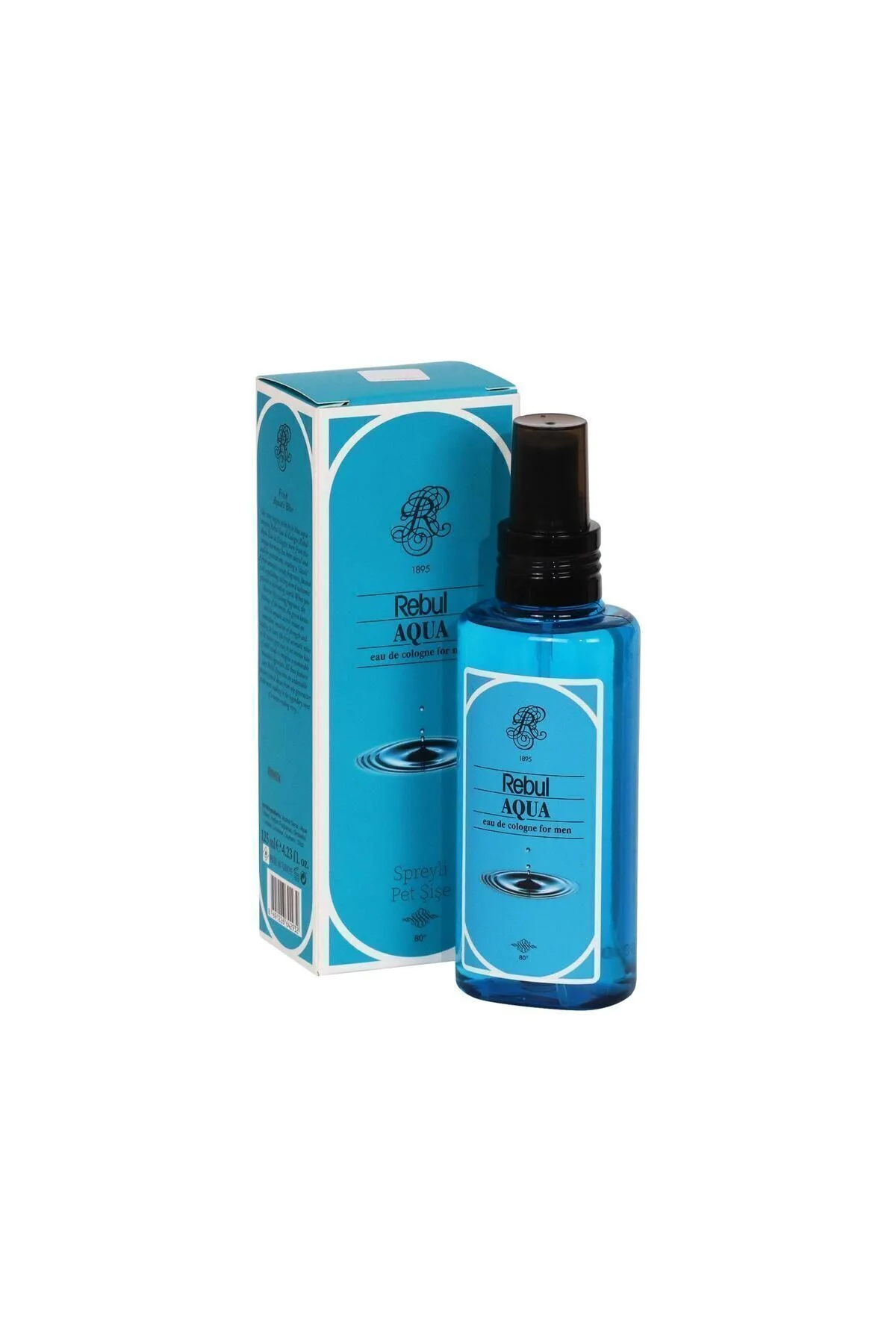 Aqua Kolonya 125 ml Spreyli Pet Şişe - Rebul Görsel 2