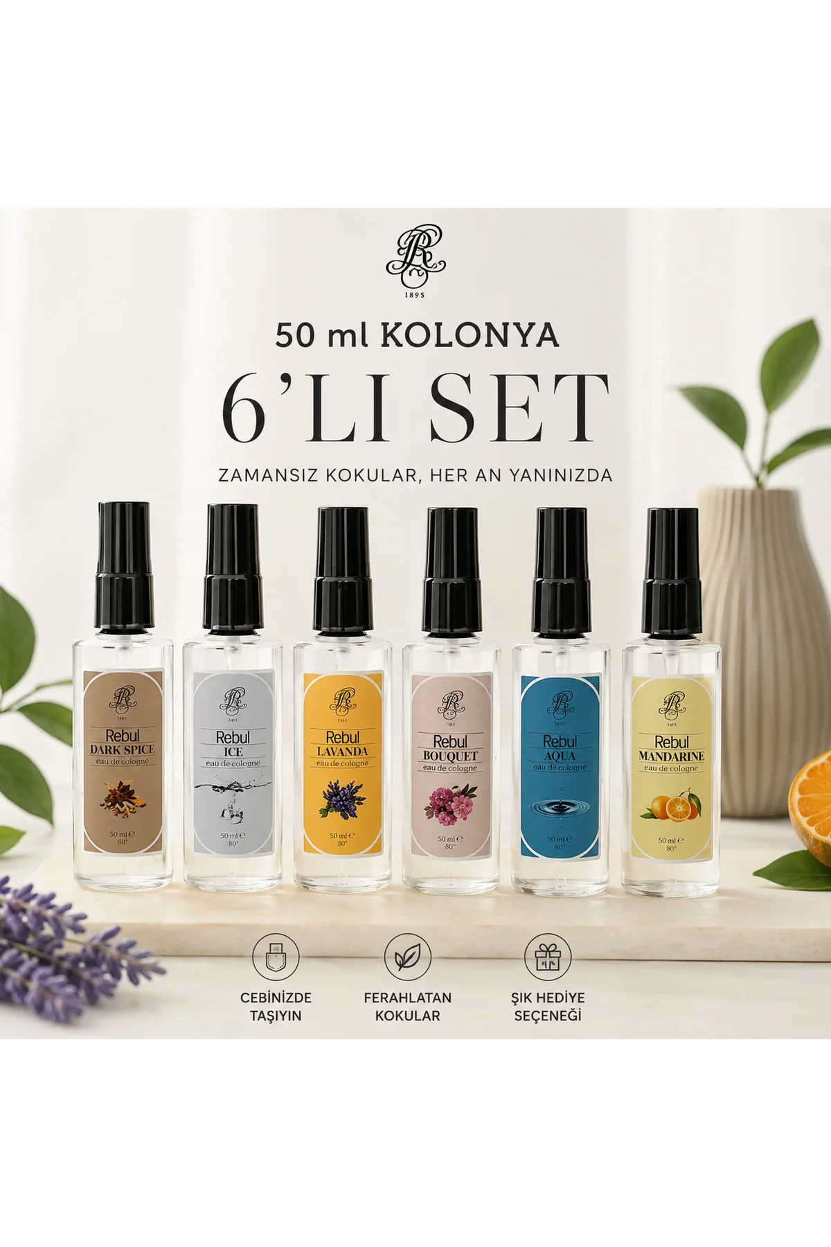 Kolonya Set 6x50 Ml