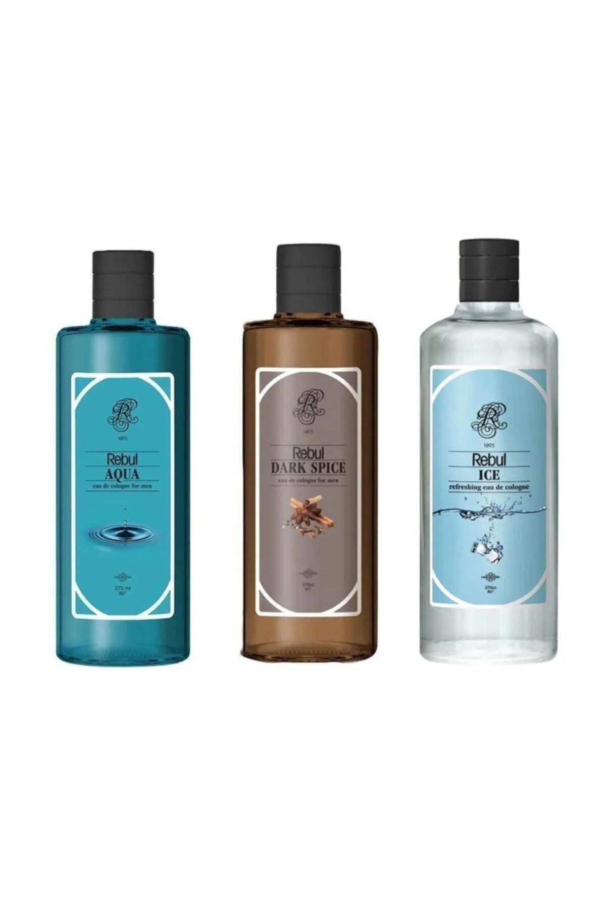 Kolonya 250 ml Aqua Dark Spice 250 ml Ice 250 ml