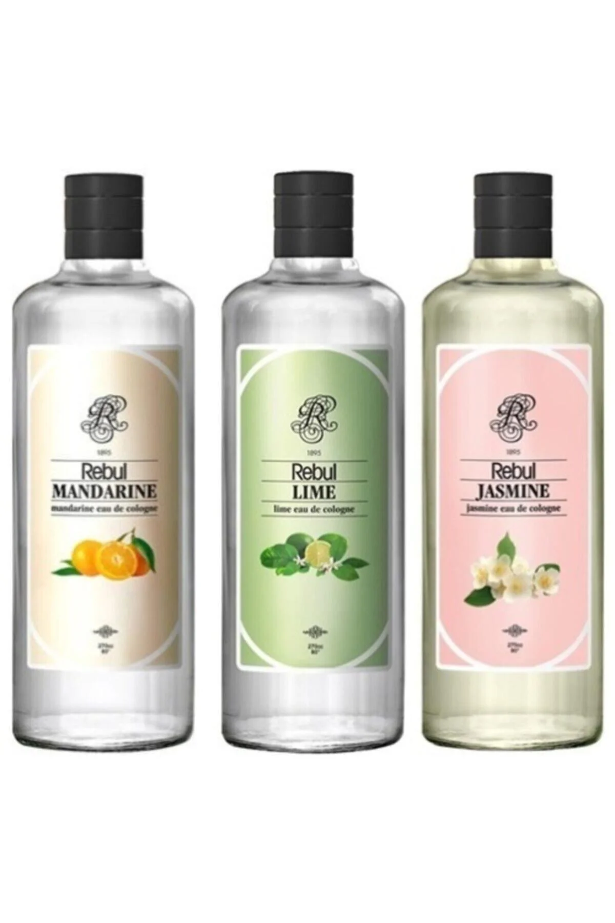 Kolonya 3'lü Set Lime-jasmine-mandarine 250 ml