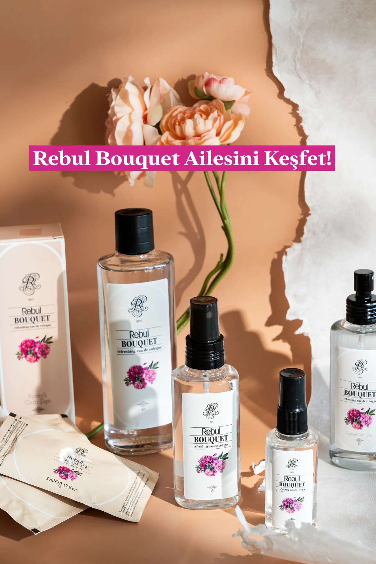 Bouquet Kolonya 125 ml Spreyli (BUKET - ŞAKAYIK) * 2 Adet - Rebul Görsel 2