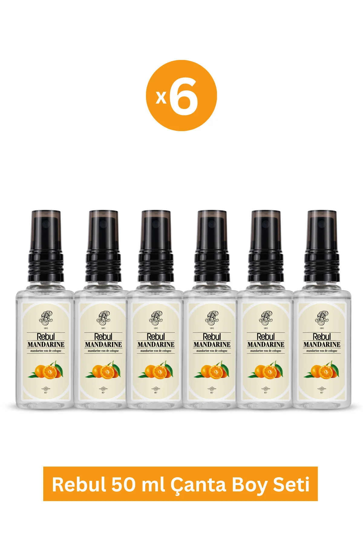 Mandalına Kolonya 50 Ml 6 Adet