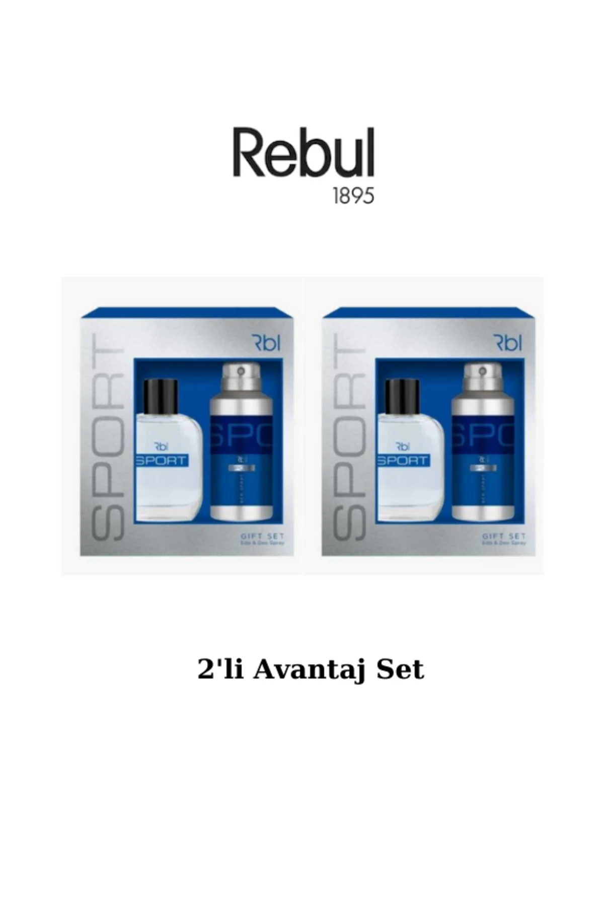 Rbl Sport Edt 50 ml Deodorant Sprey 150 ml Erkek Parfüm Seti, 2 Adet