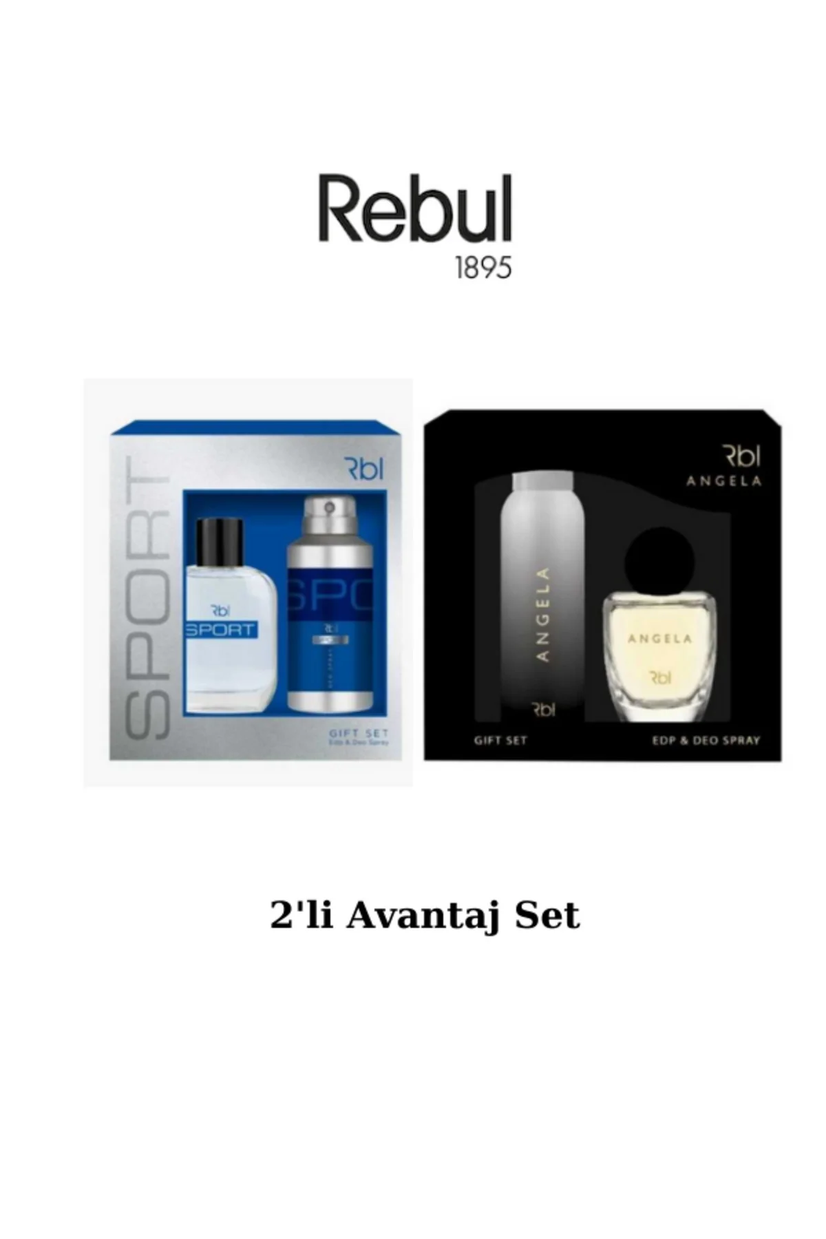 Rbl Sport Edt 50 ml Angela Edp 50 Ml, Deodorant Sprey 150 ml Erkek/kadın Parfüm 2'li Set