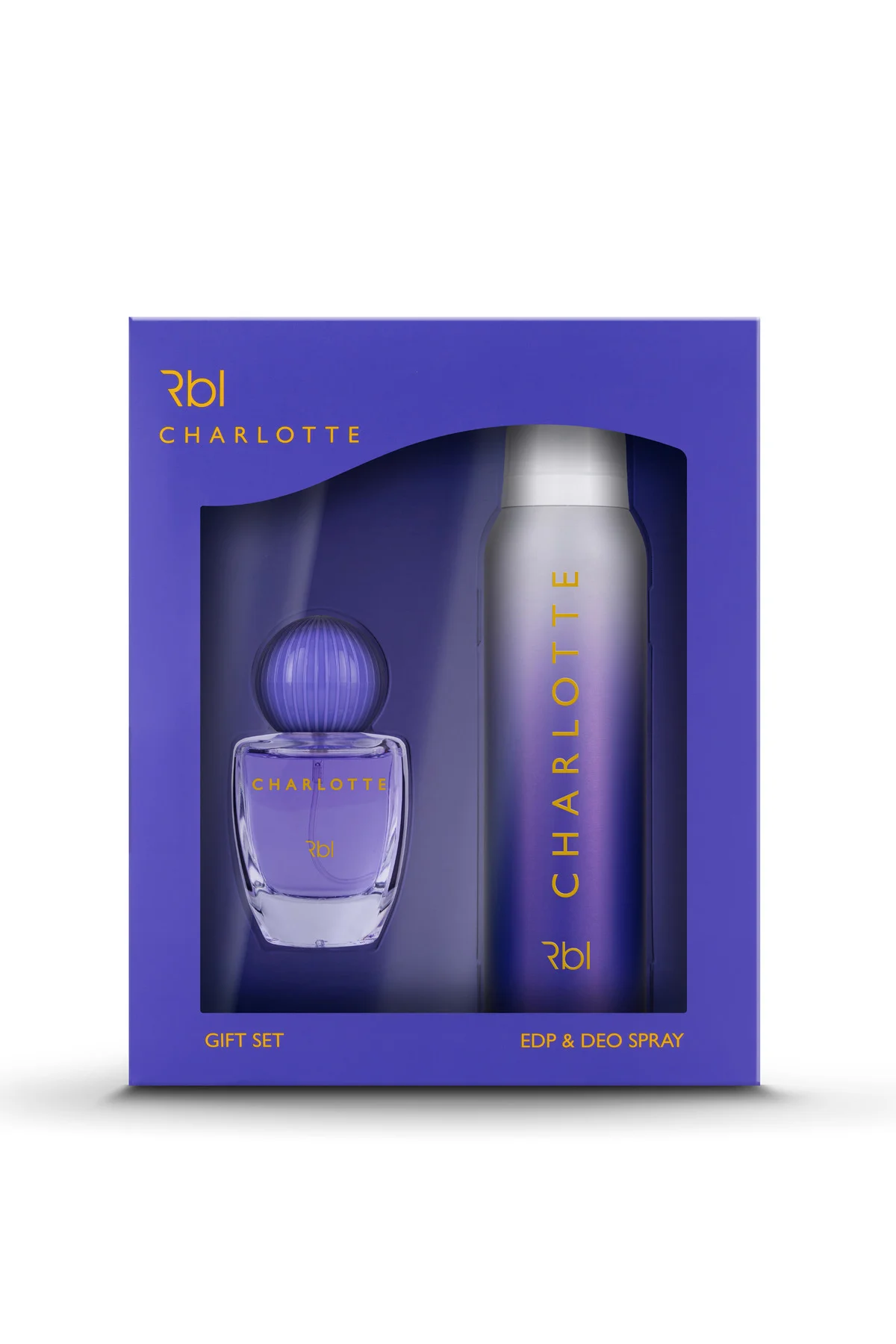 Charlotte 50 ml Kadın Parfüm Seti (Deo Spray Hediyeli 150ml) Kofre