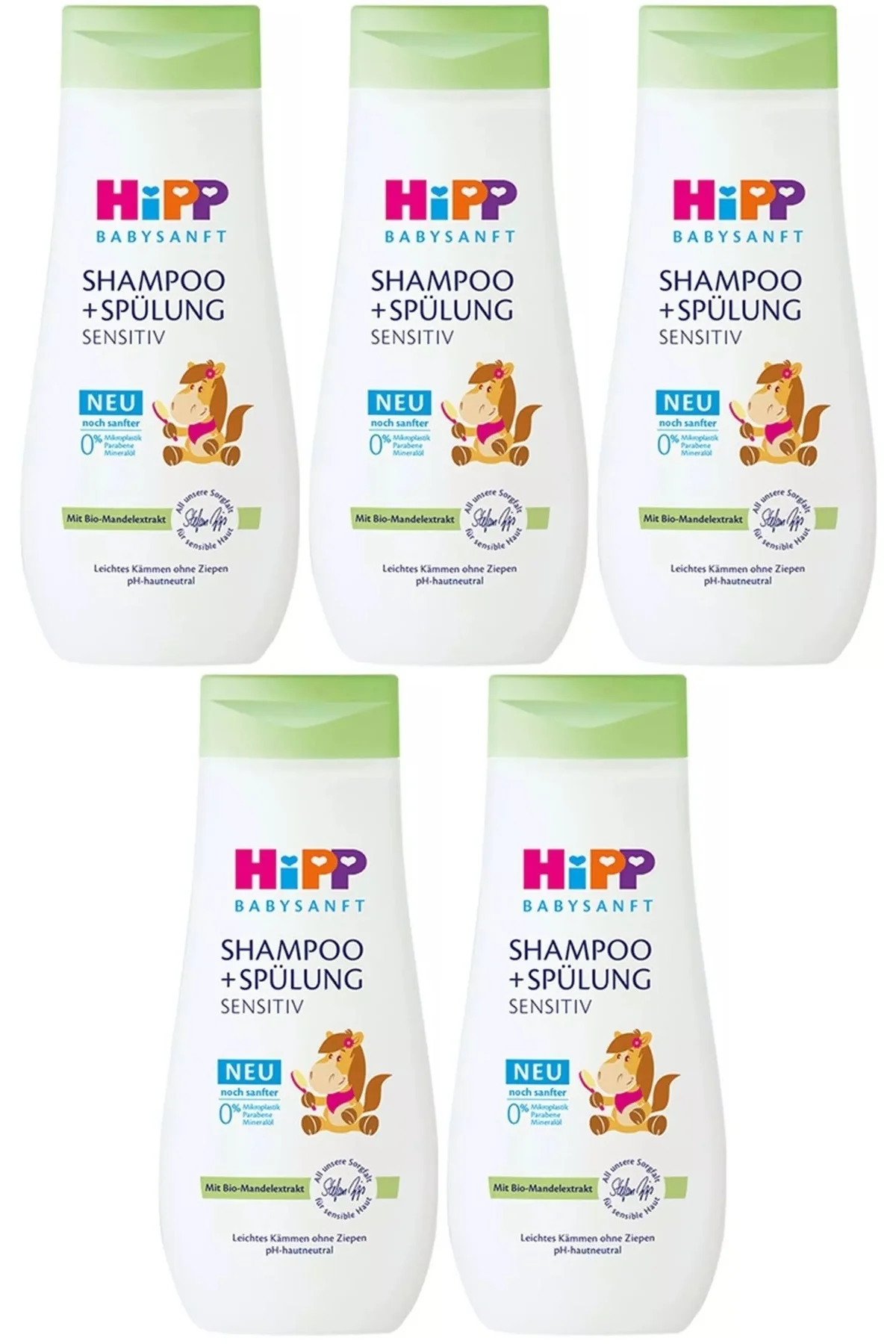Babysanft Çoçuk Şampuanı (Shampoo +Spülung) Sensıtive 200ML (5 Li Set)
