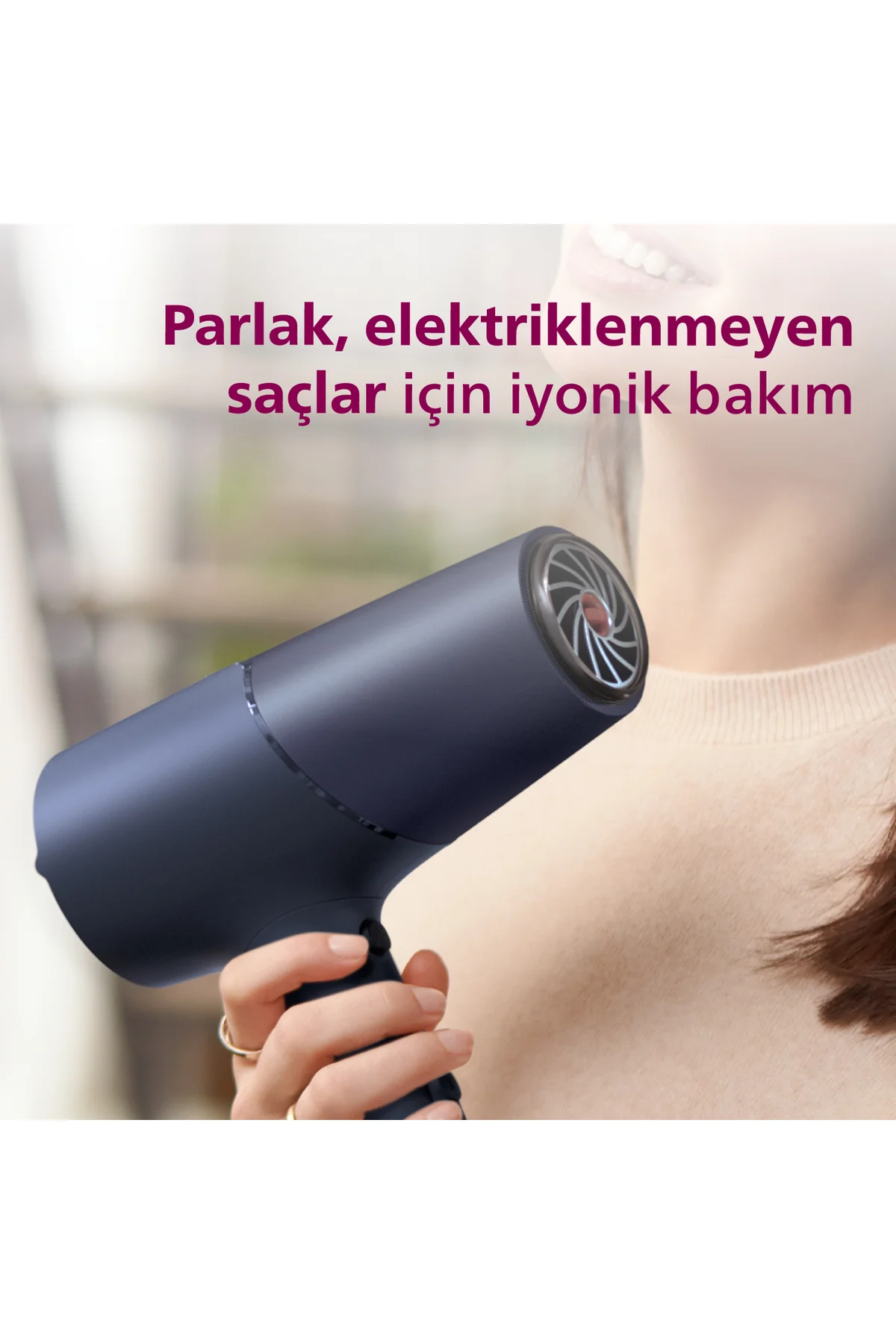 5000 Serisi Saç Kurutma Makinesi, 2300w, ThermoShield teknolojisi, İyonik Bakım, BHD510/00 - Philips Görsel 3