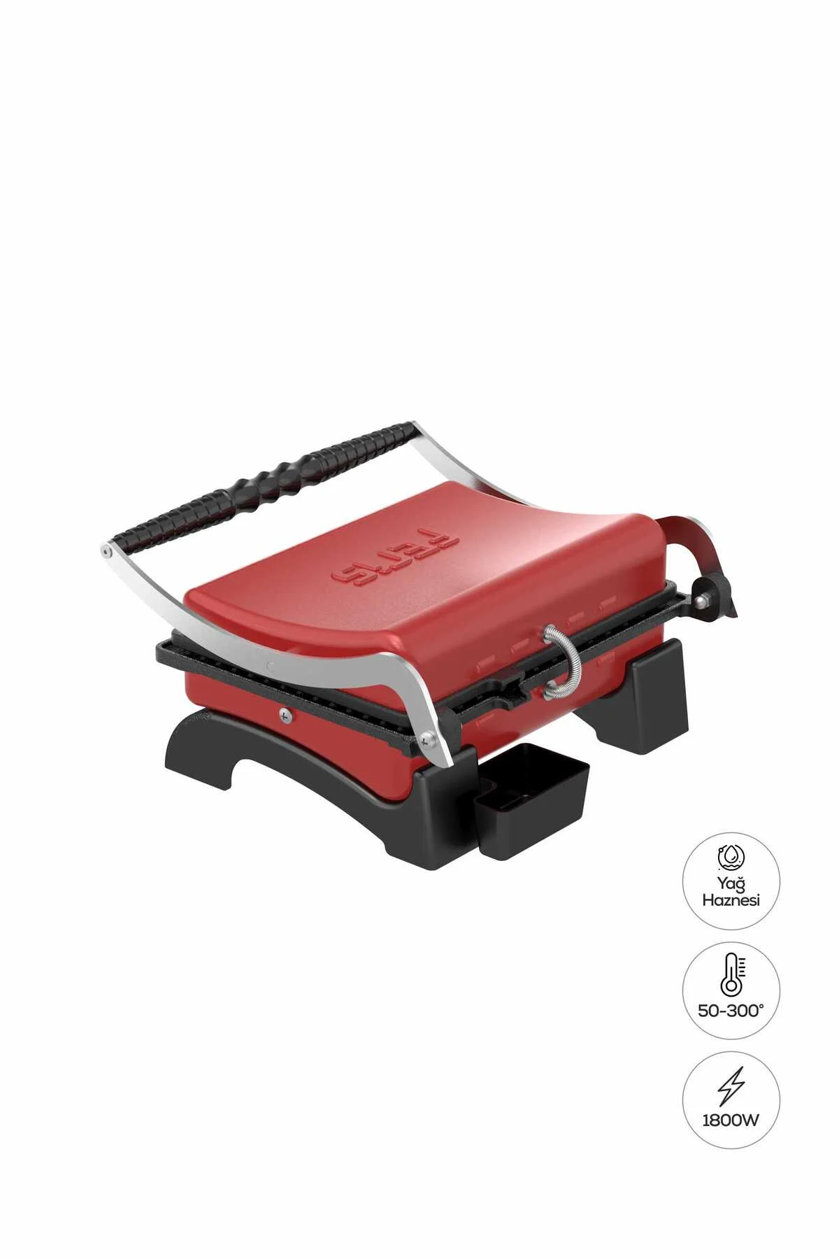 Feris Döküm Tost Makinesi Kırmızı - FERİS Görsel 3
