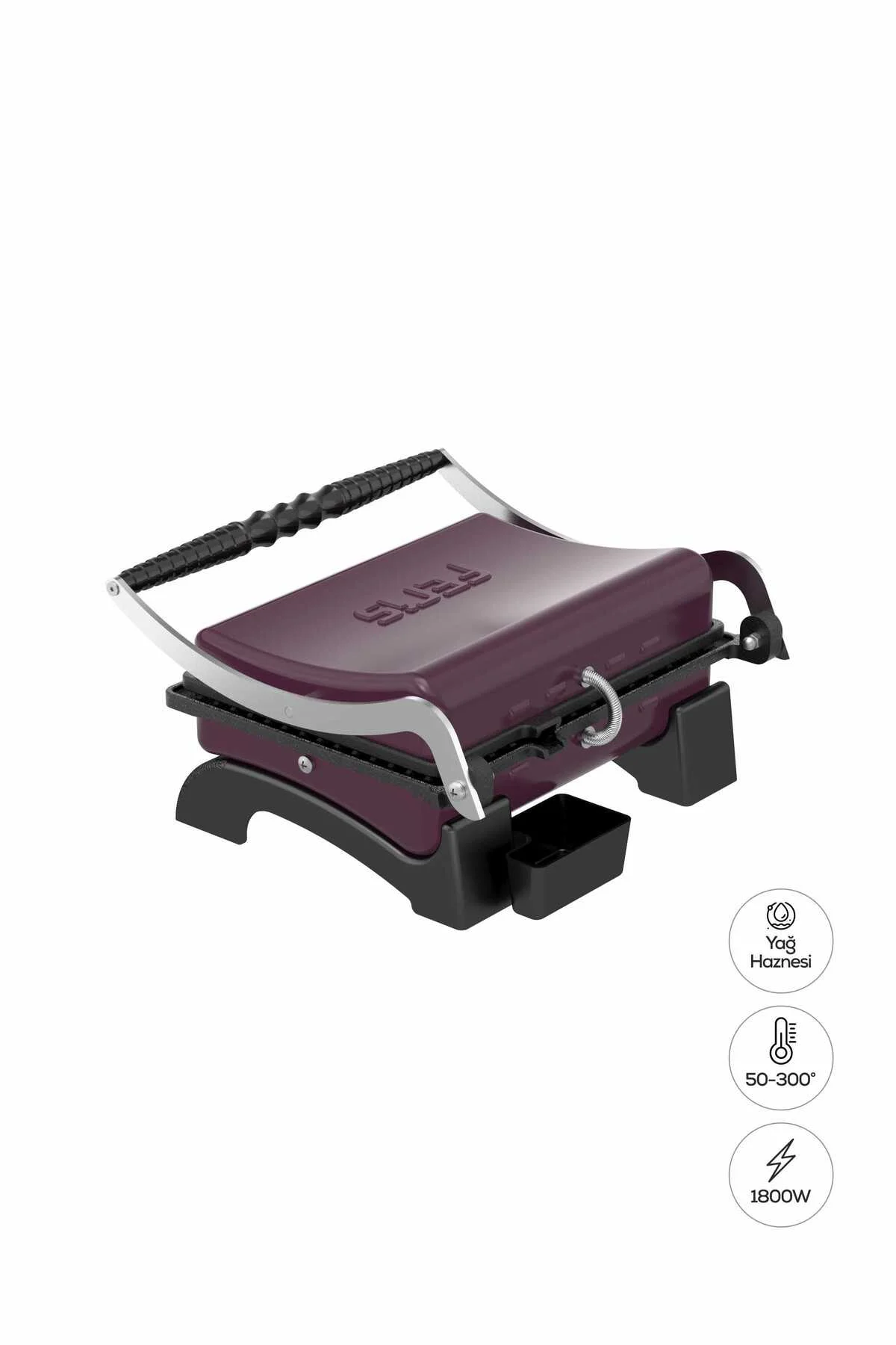 Feris Döküm Tost Makinesi Mürdüm - FERİS Görsel 3
