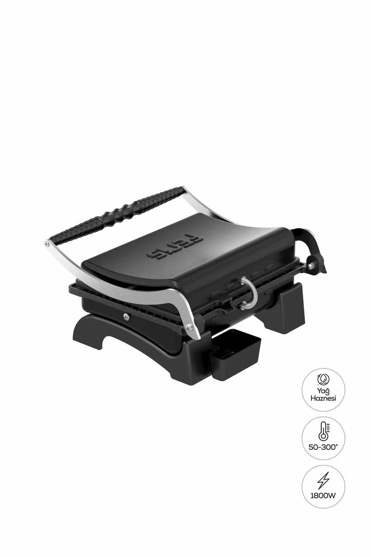Feris Döküm Tost Makinesi Siyah - FERİS Görsel 3